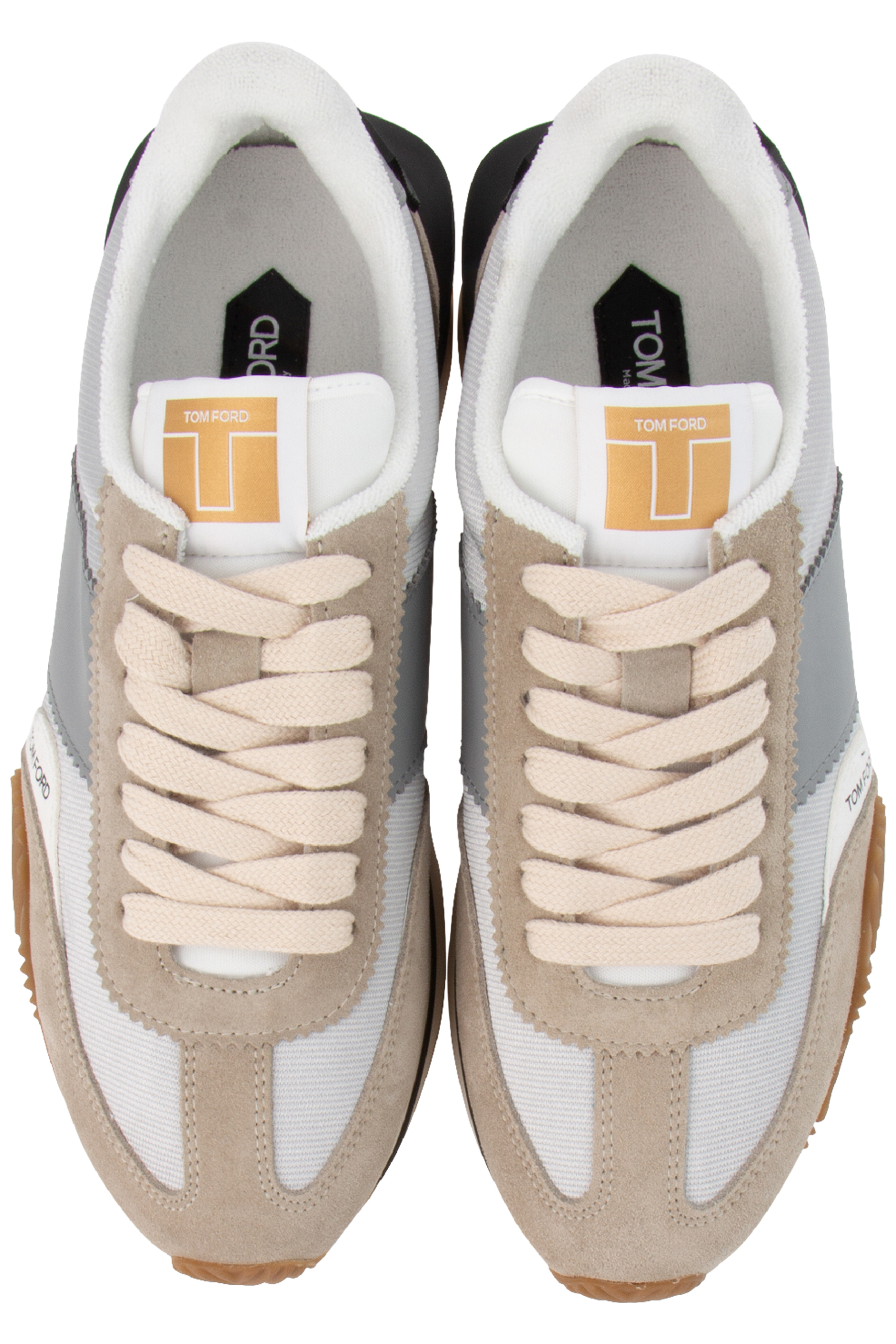 TOM FORD Paneled Nylon & Suede Sneakers James TOM FORD Paneled Nylon & Suede Sneakers James