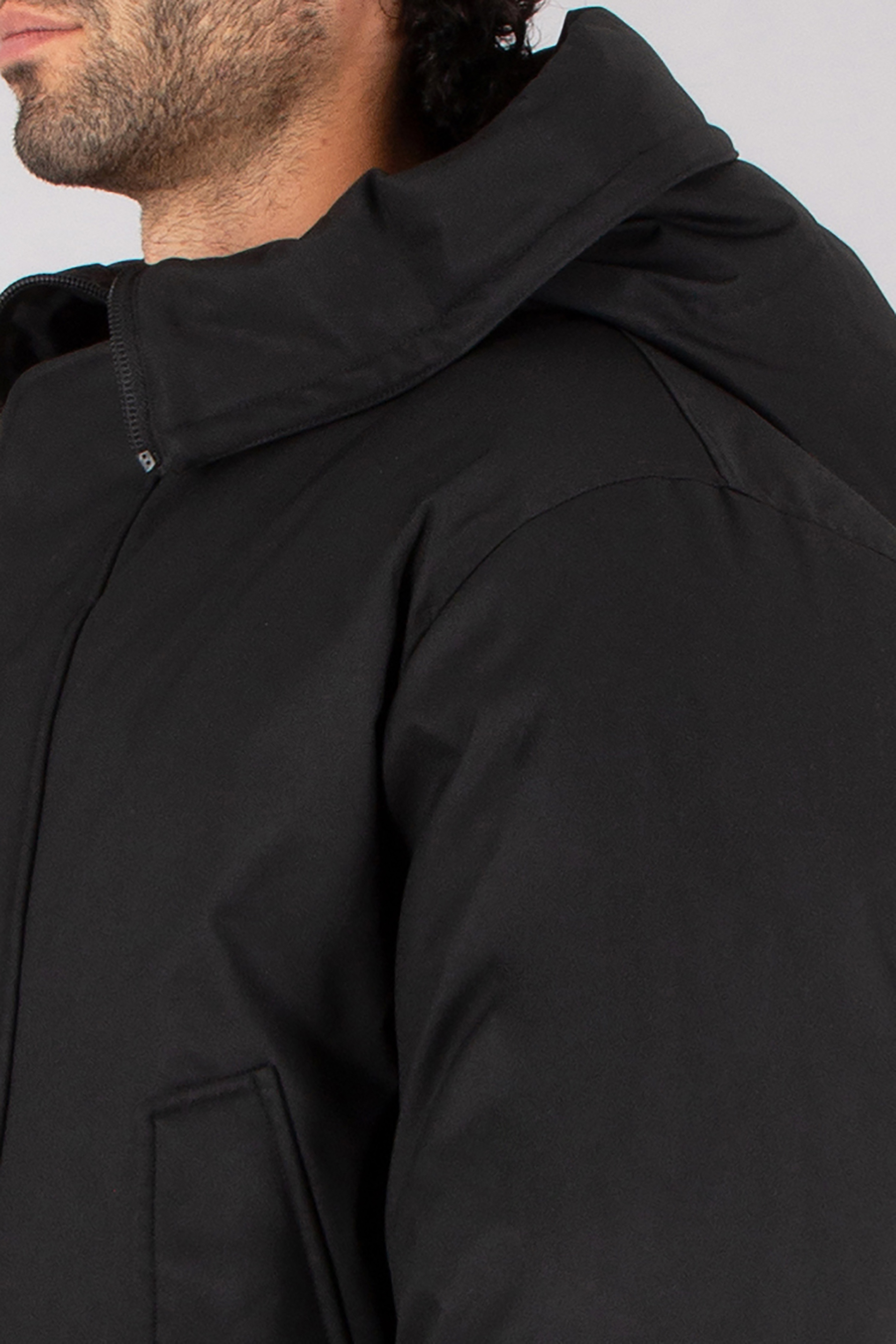 DSQUARED2 Relaxed Fit Technical Canvas Techno Bomber Jacket Bekleidung, Mantel, Jacke