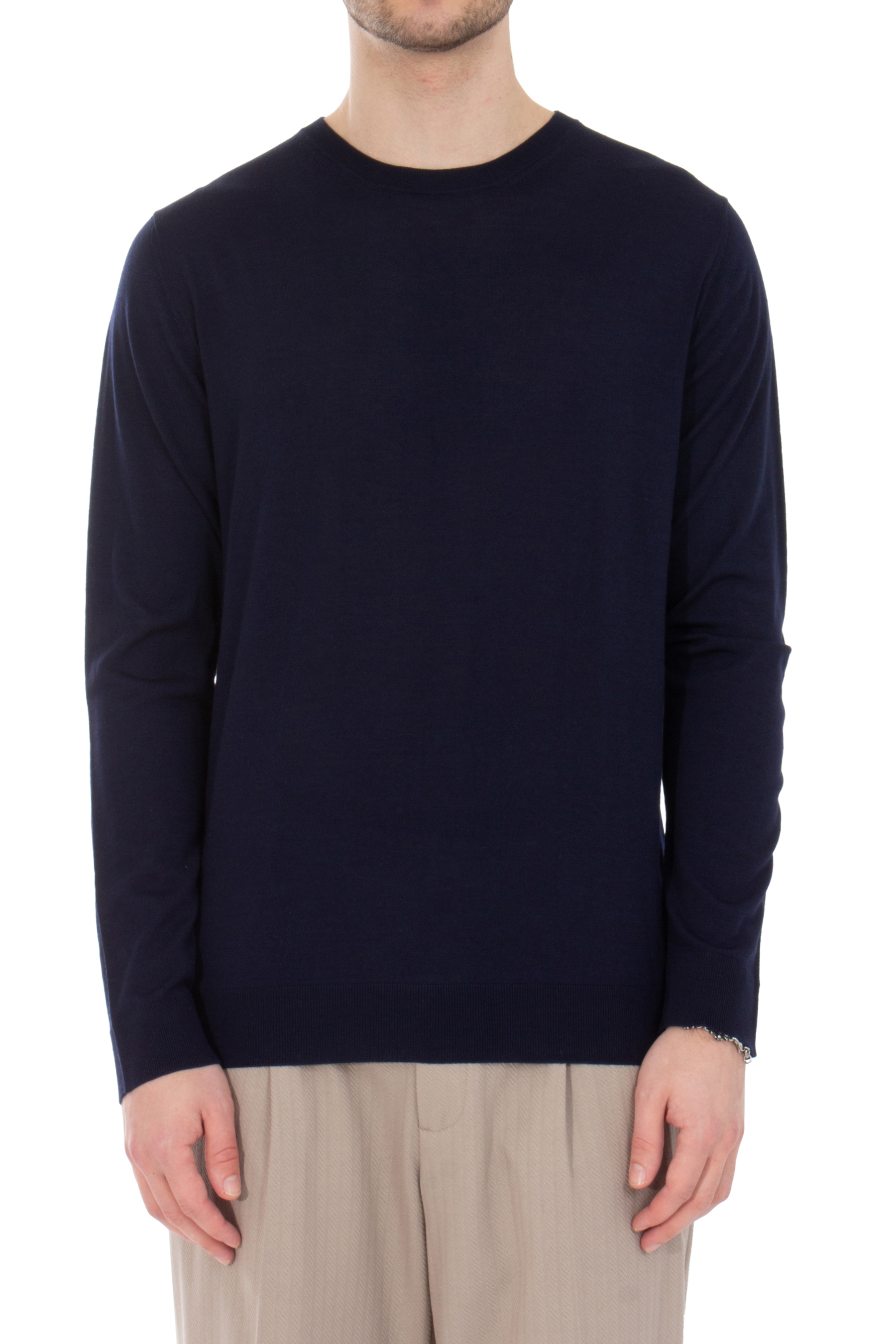 ROBERTO COLLINA Wool Crew Neck Sweater ROBERTO COLLINA Wool Crew Neck Sweater