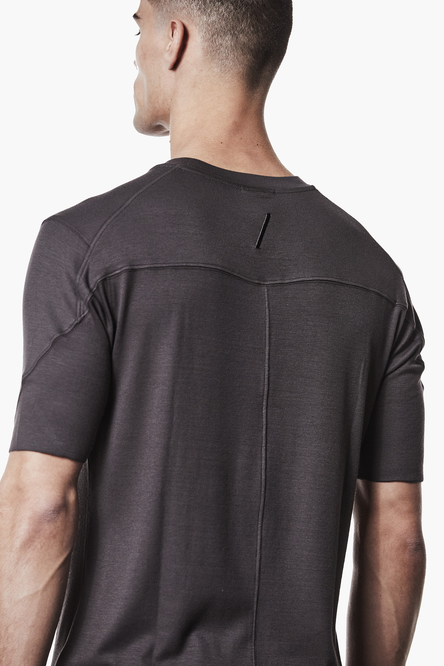 THOM KROM Slim Fit Viscose Stretch Round Neck T-Shirt T-shirt, Ärmel, Hals, Person, Mann