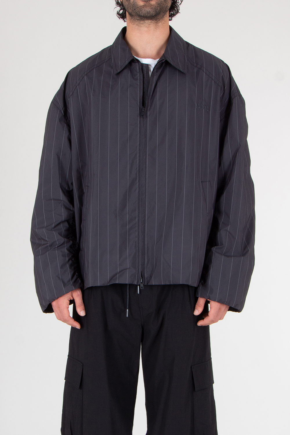 JUNN.J Oversized Zip Up Windbreaker