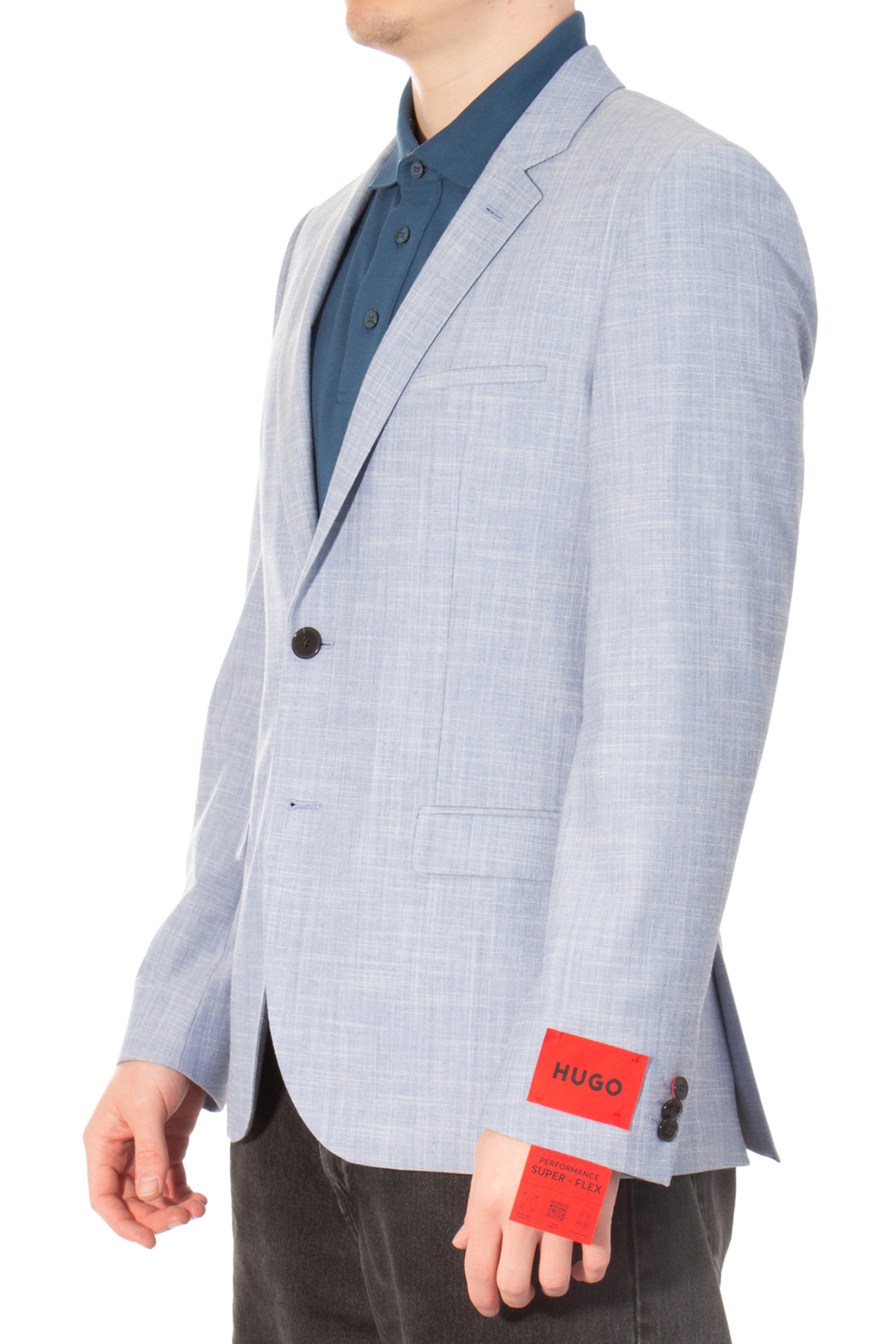 HUGO Extra Slim Fit Virgin Wool Stretch Jacket Arti