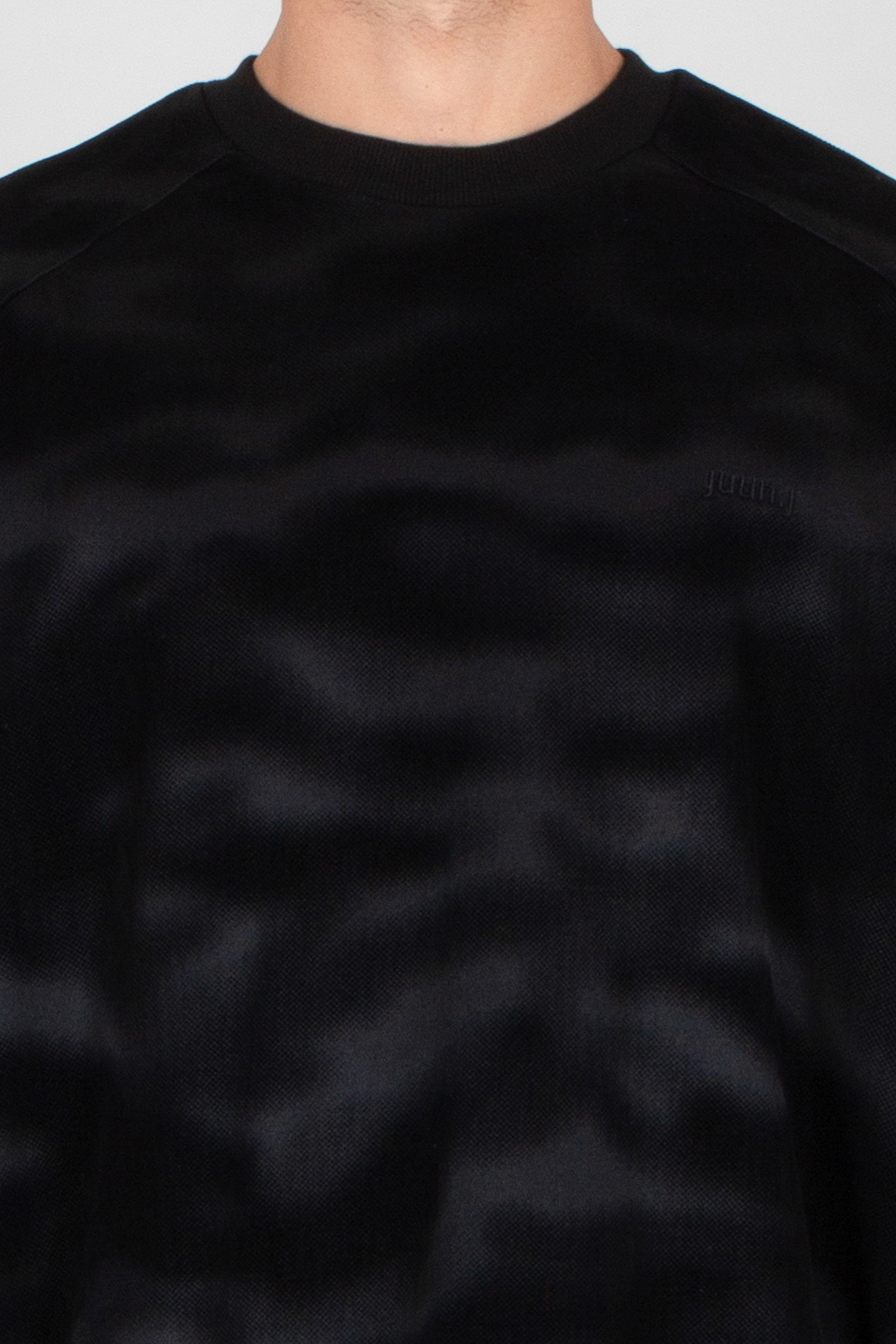 Langarm, T-shirt, Samt, Mann, Person