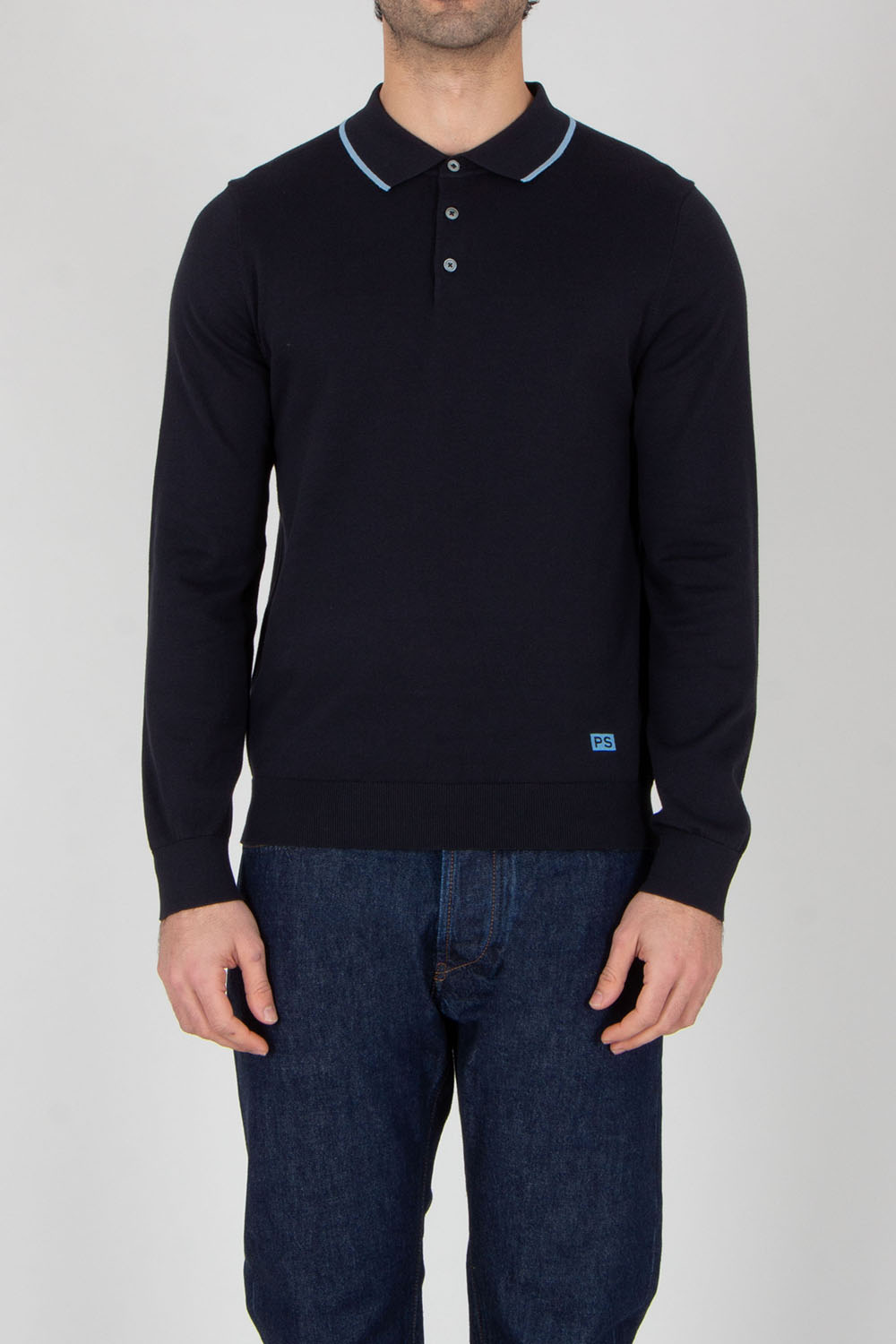 PAUL SMITH Regular Fit Organic Cotton Knit Polo