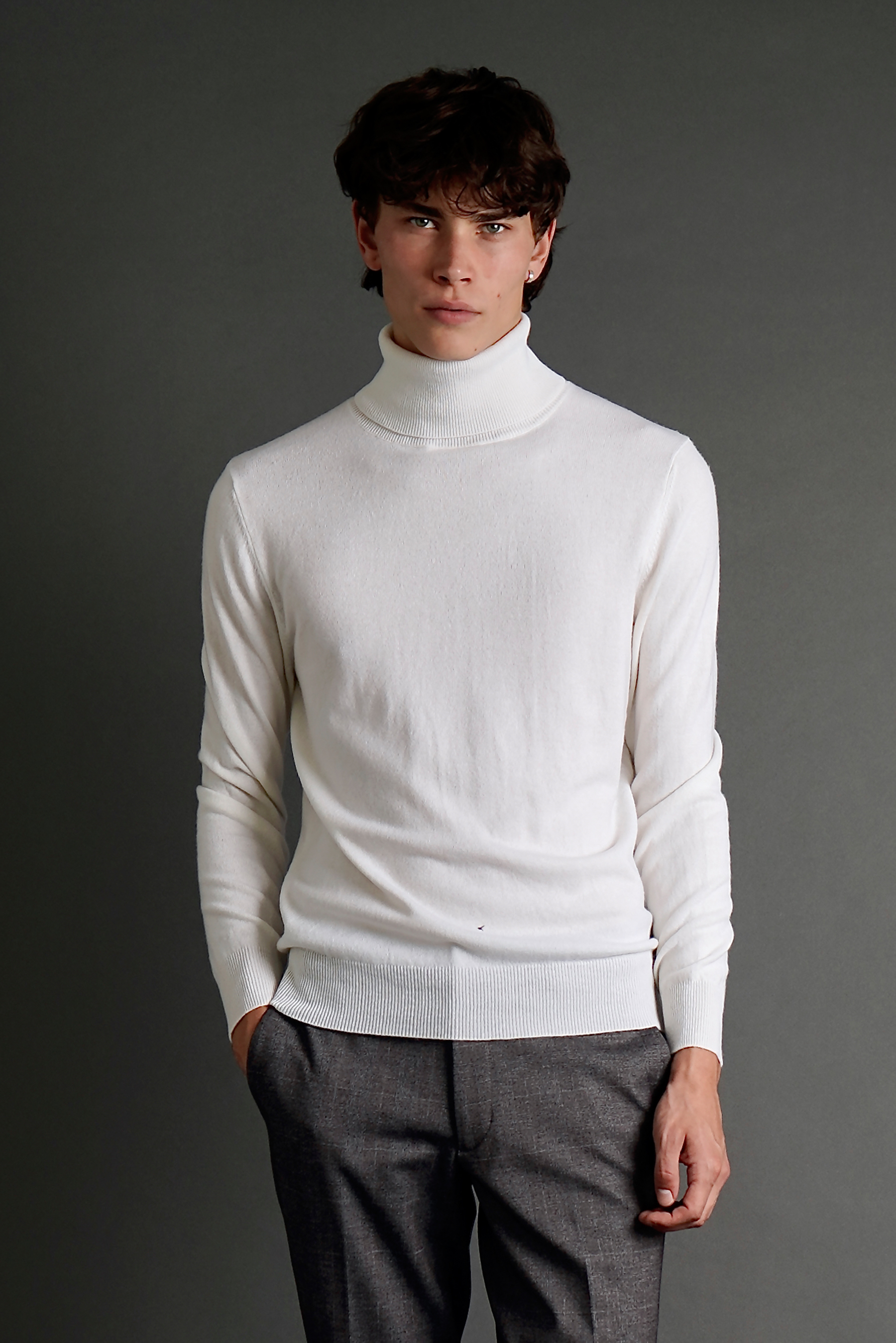 Langarm, Strickwaren, Pullover, Mann, Person