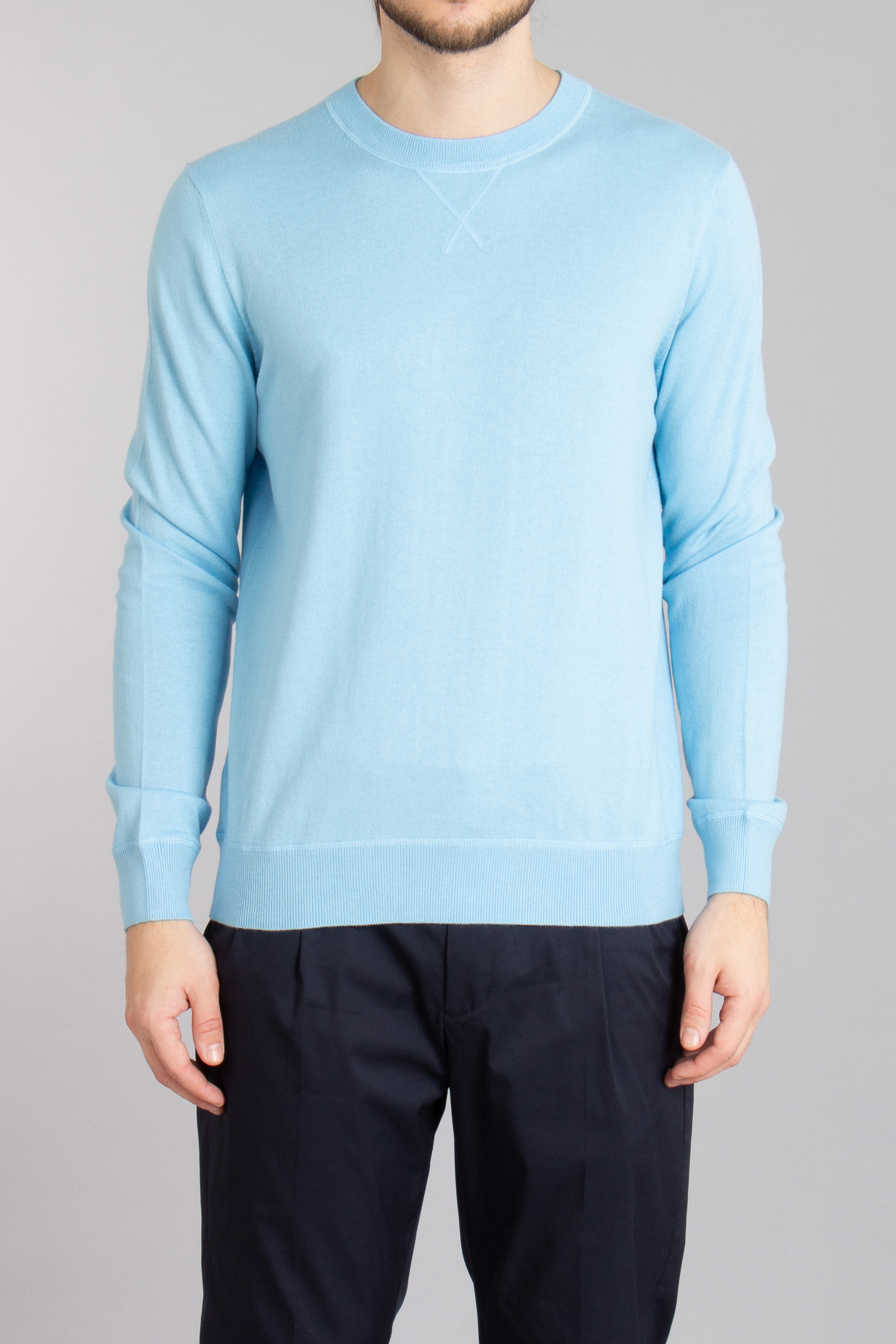ALLUDE Cotton-Silk-Cashmere Blend Sweater