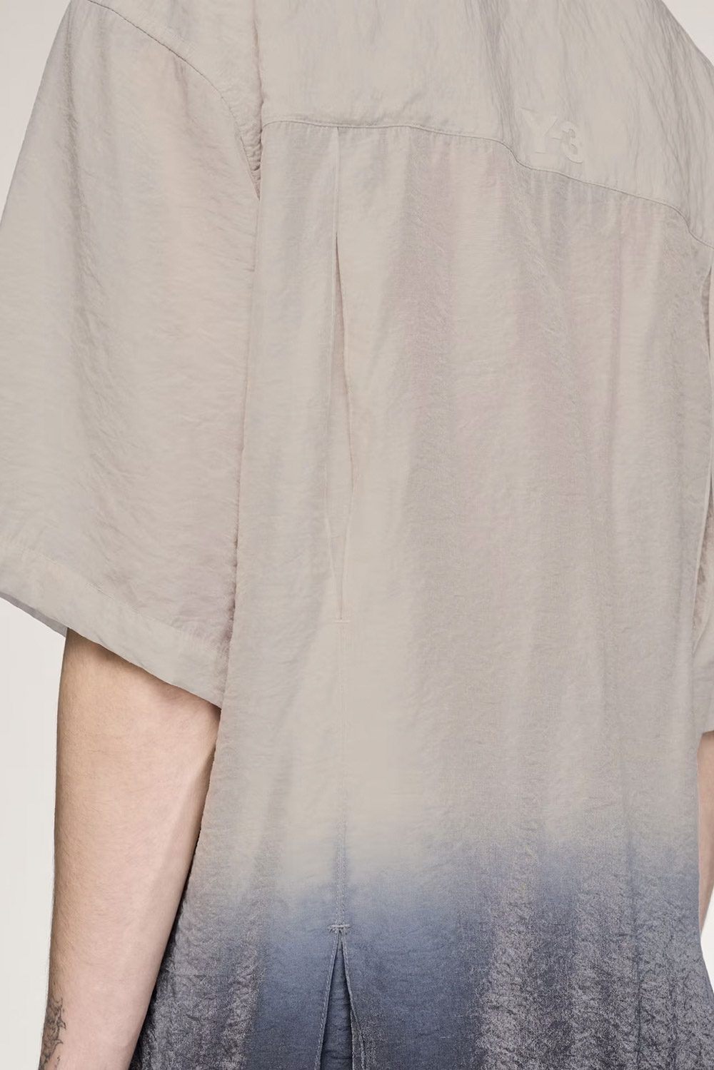 Y-3 Oversized Dip Dye Short Sleeve Shirt