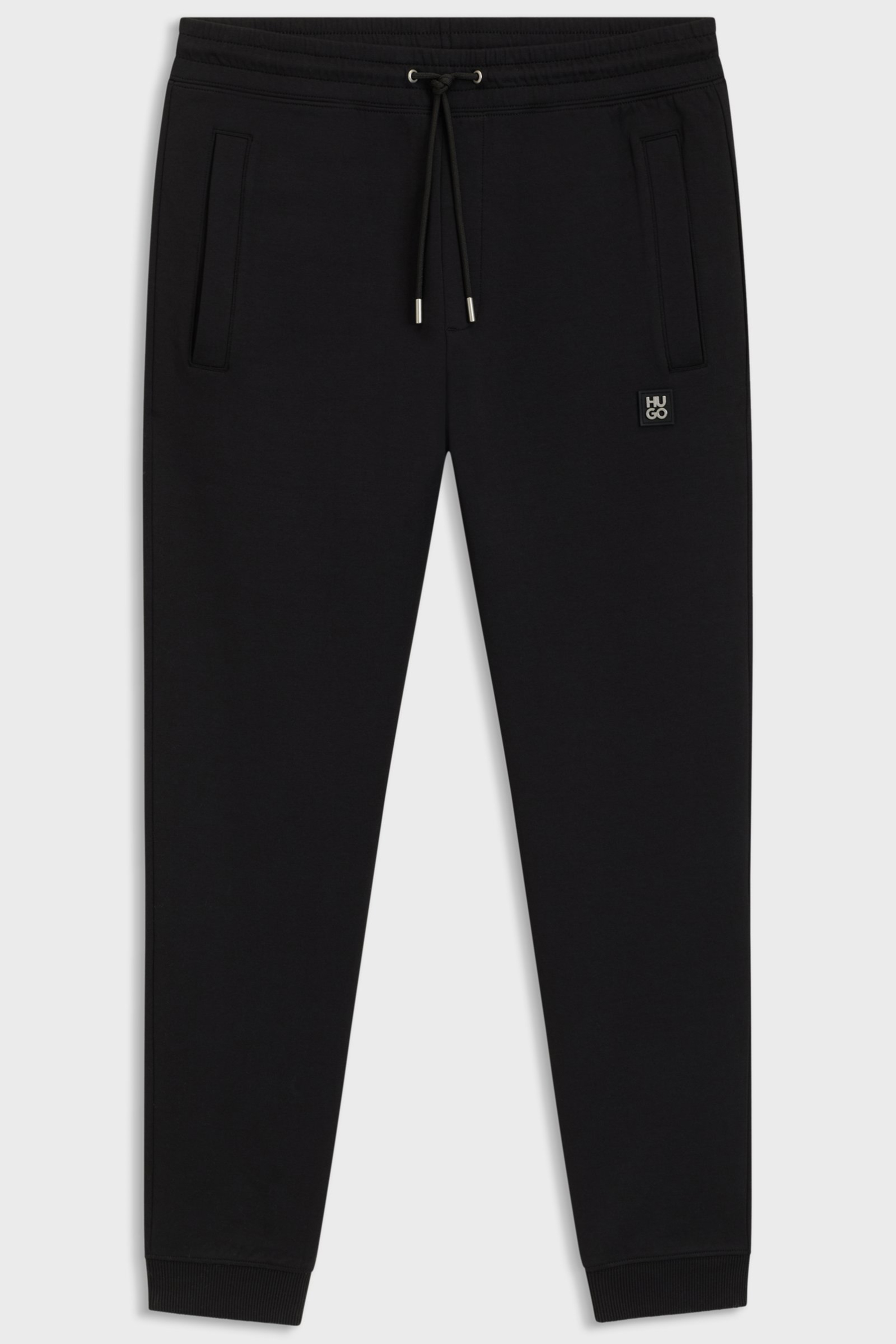 HUGO Relaxed Fit Interlock-Cotton Blend Stretch Sweatpants Dimacs Bekleidung, Hosen, Jeans, Mantel
