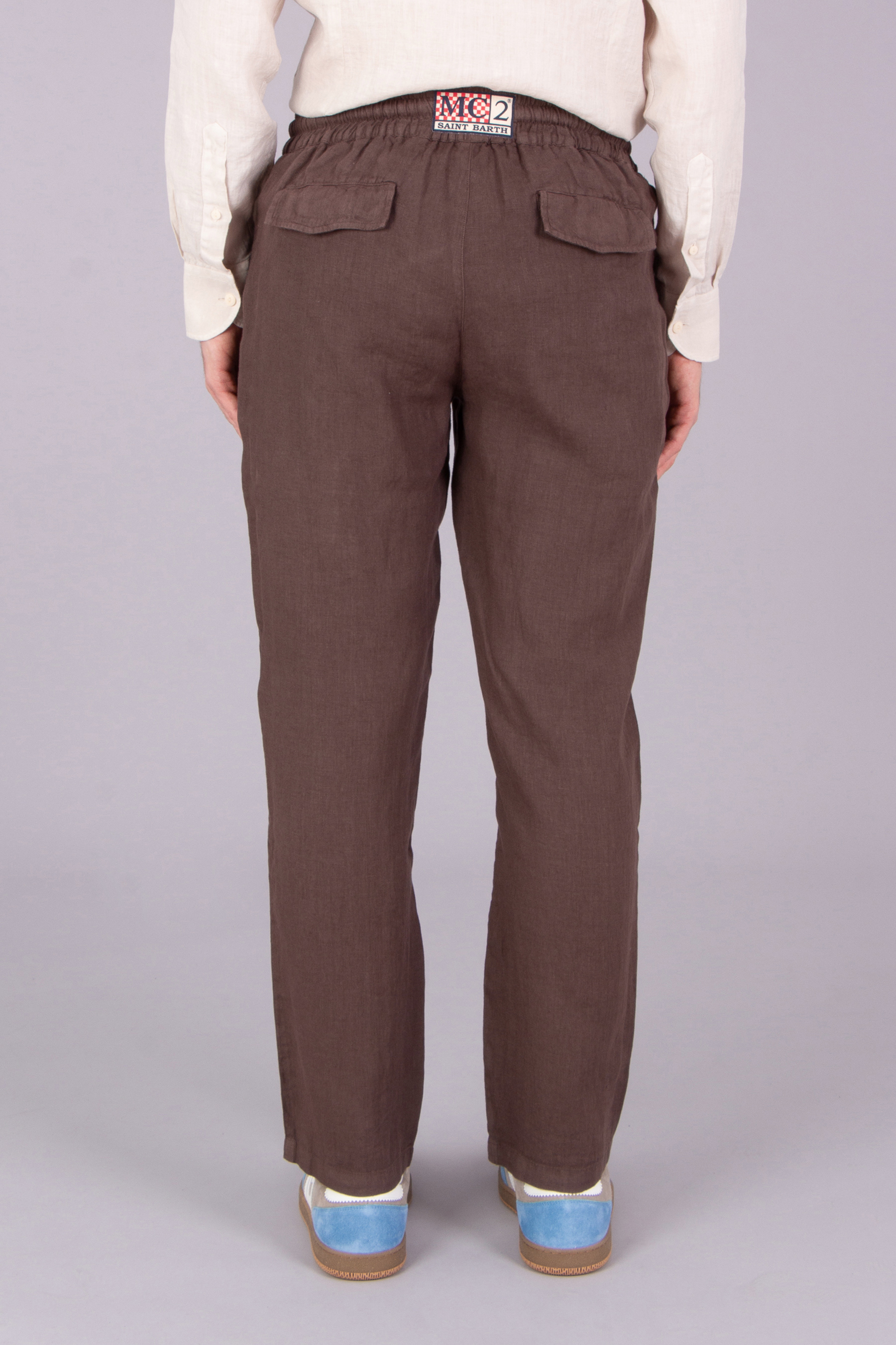 MC 2 SAINT BARTH Comfort Fit Linen Pants Calais MC 2 SAINT BARTH Comfort Fit Linen Pants Calais