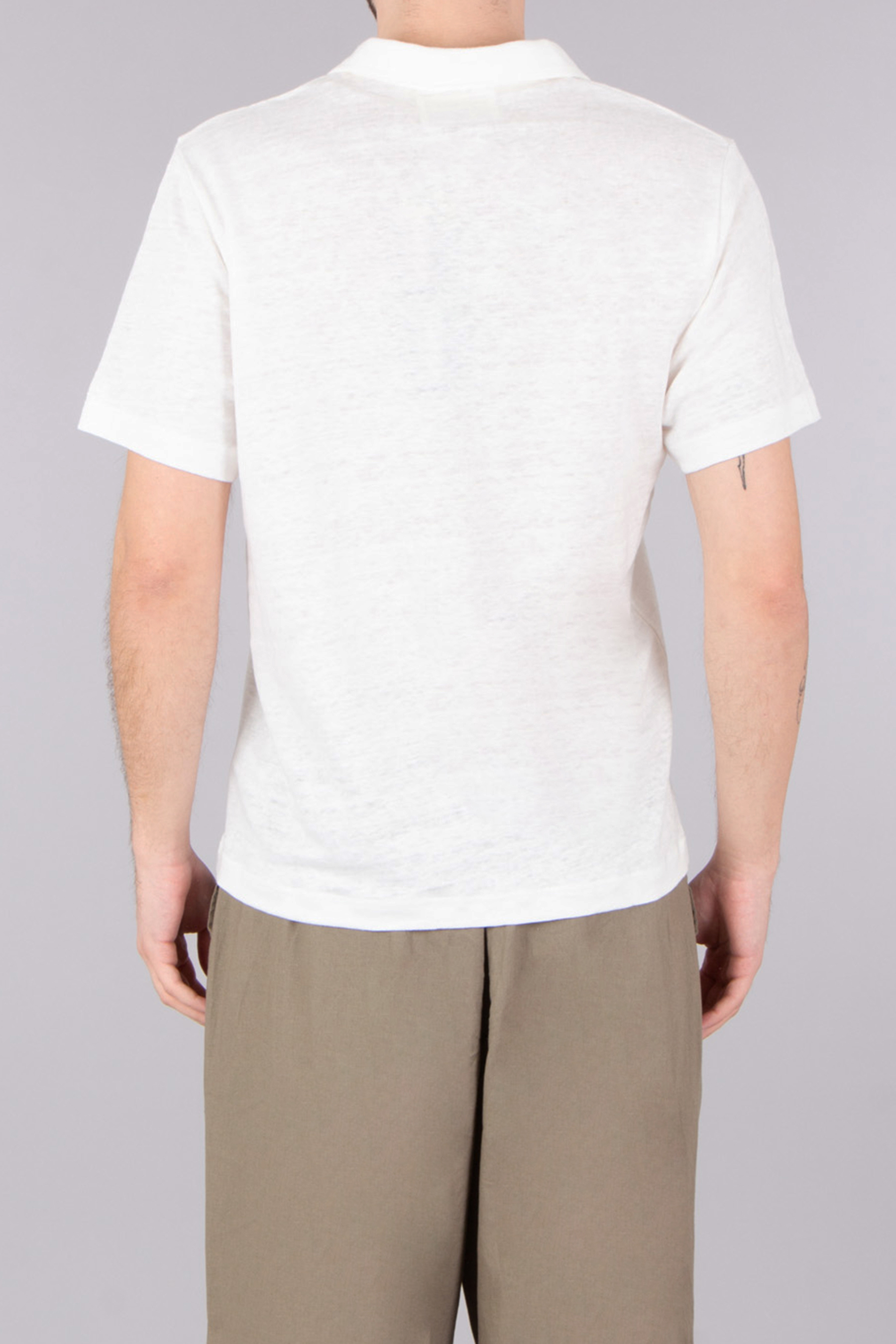 MC 2 SAINT BARTH Regular Fit Linen Jersey Polo Shirt Fraser T-shirt, Leinen, Erwachsener, Mann, Person