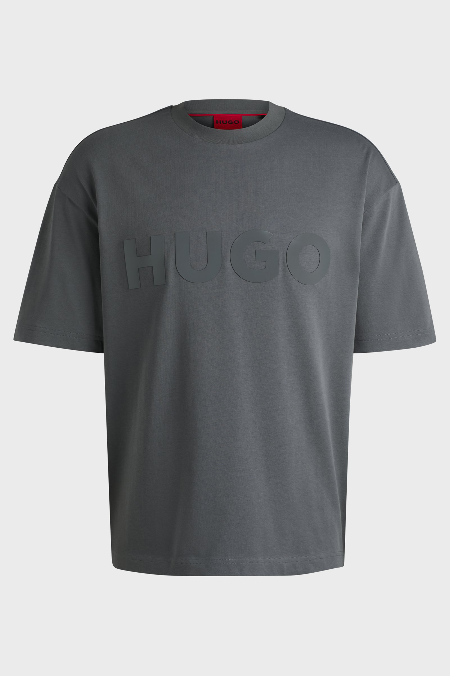 HUGO Oversized Printed Cotton Jersey T-Shirt Dinkee HUGO Oversized Printed Cotton Jersey T-Shirt Dinkee