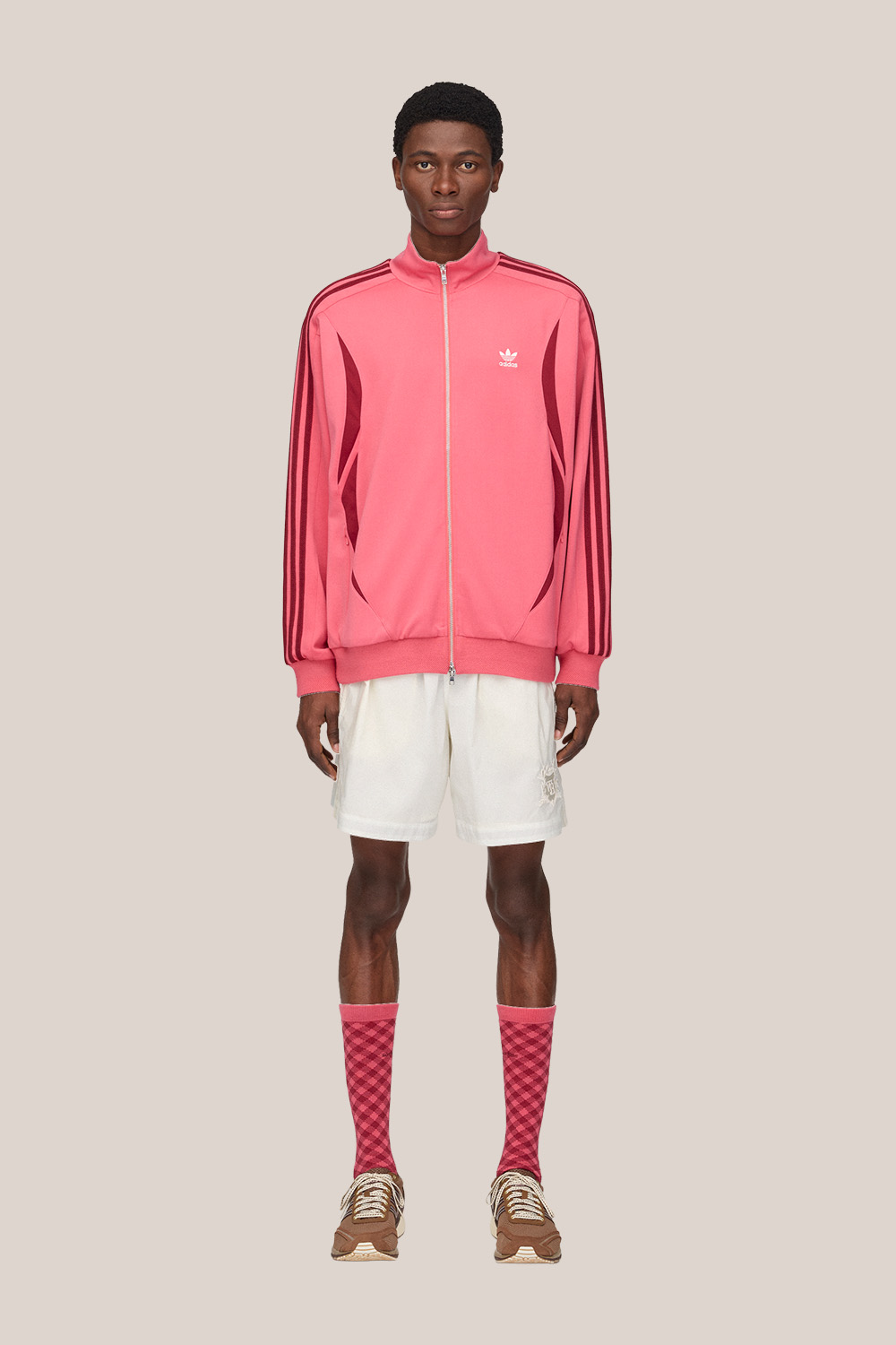 ADIDAS x Wales Bonner Regular Fit Recycled Nylon Embroidered Shorts