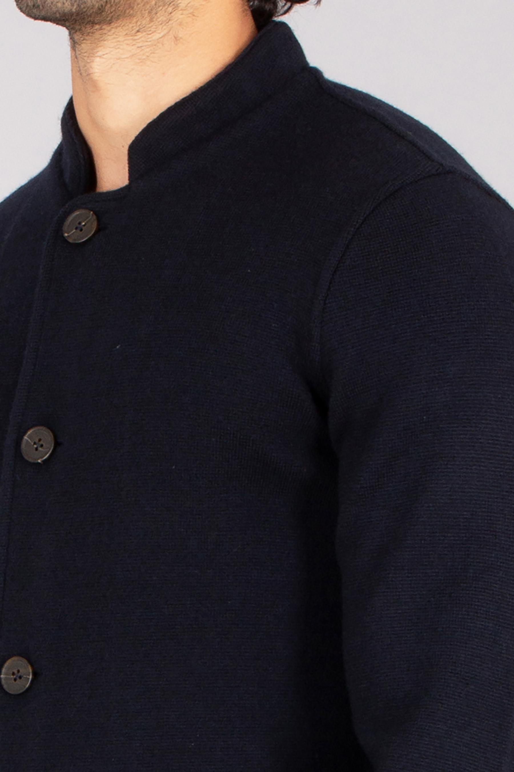 EMPORIO ARMANI Regular Fit Travel Essential Virgin Wool Cardigan Mantel, Jacke, Erwachsener, Mann, Person
