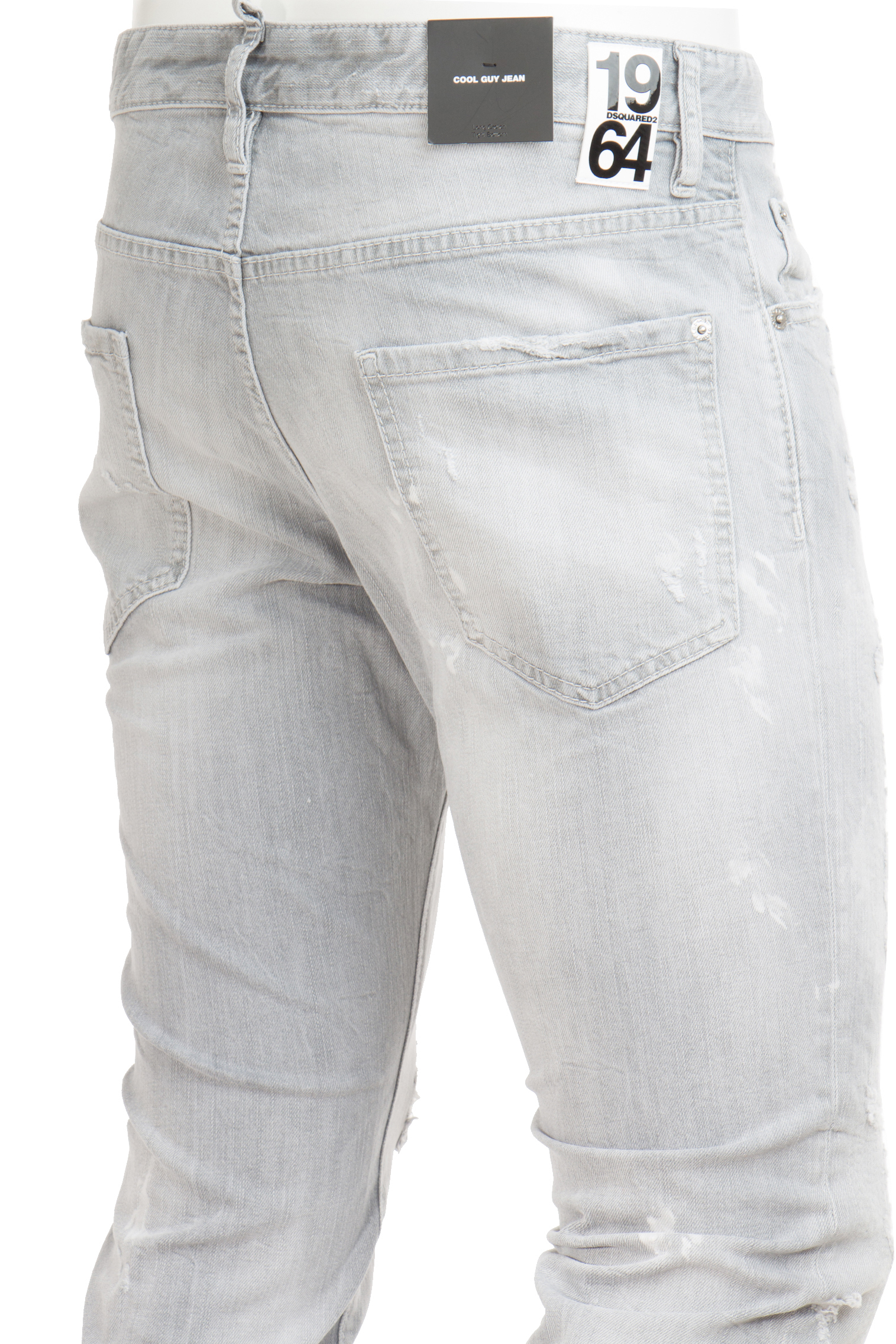 DSQUARED2 Cool Guy Grey Washed Jeans 1964 DSQUARED2 Cool Guy Grey Washed Jeans 1964