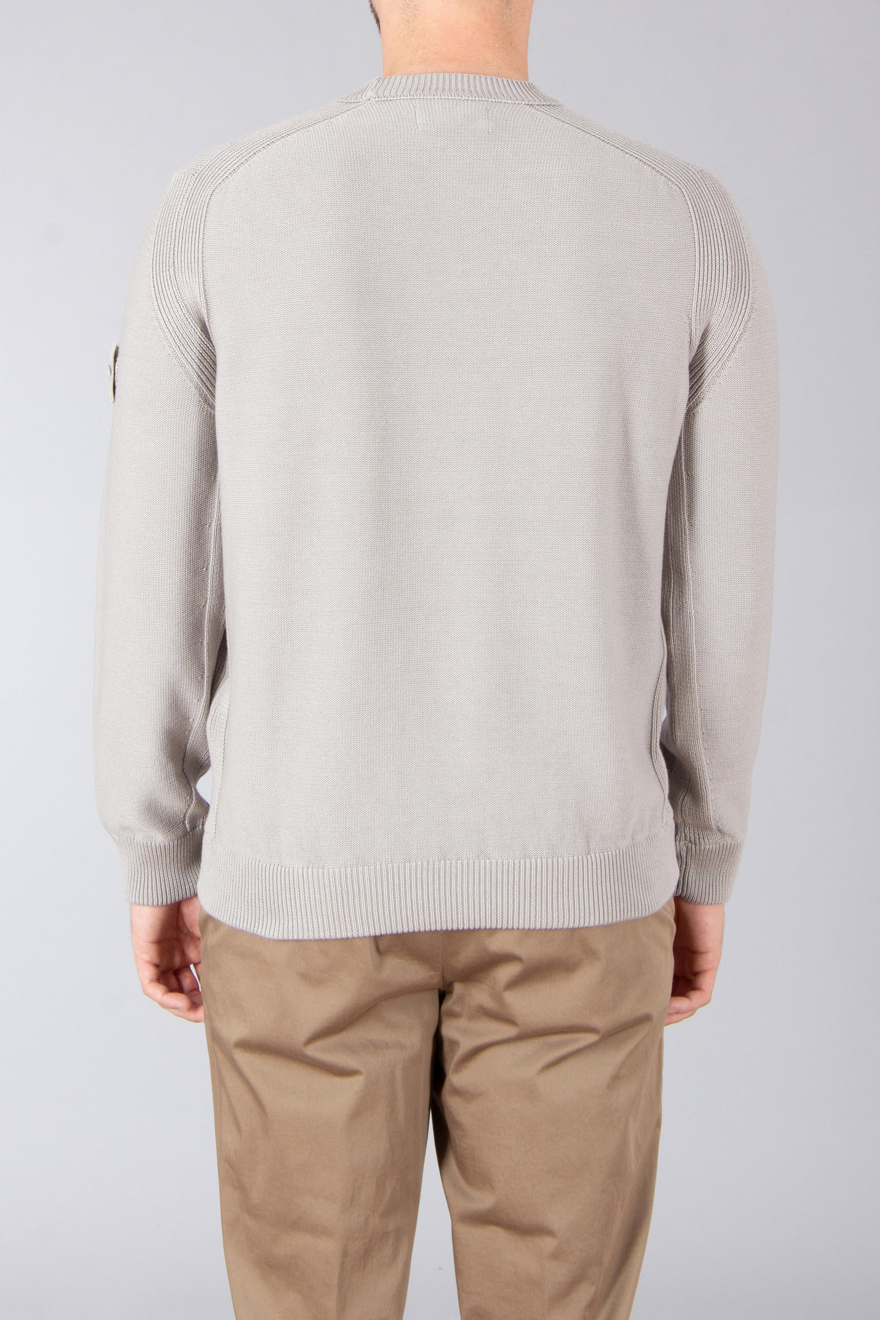 STONE ISLAND Ghost Piece Loose Fit Cotton-Cashmere Blend Sweater STONE ISLAND Ghost Piece Loose Fit Cotton-Cashmere Blend Sweater