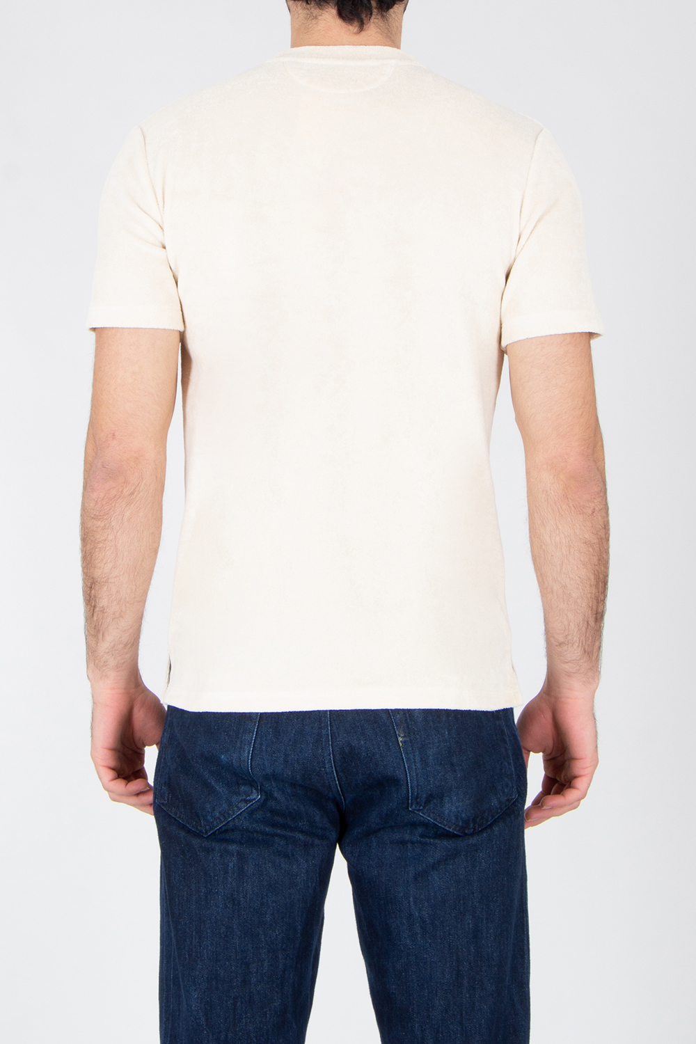 AURÉLIEN Slim Fit Cotton Blend Terry T-Shirt