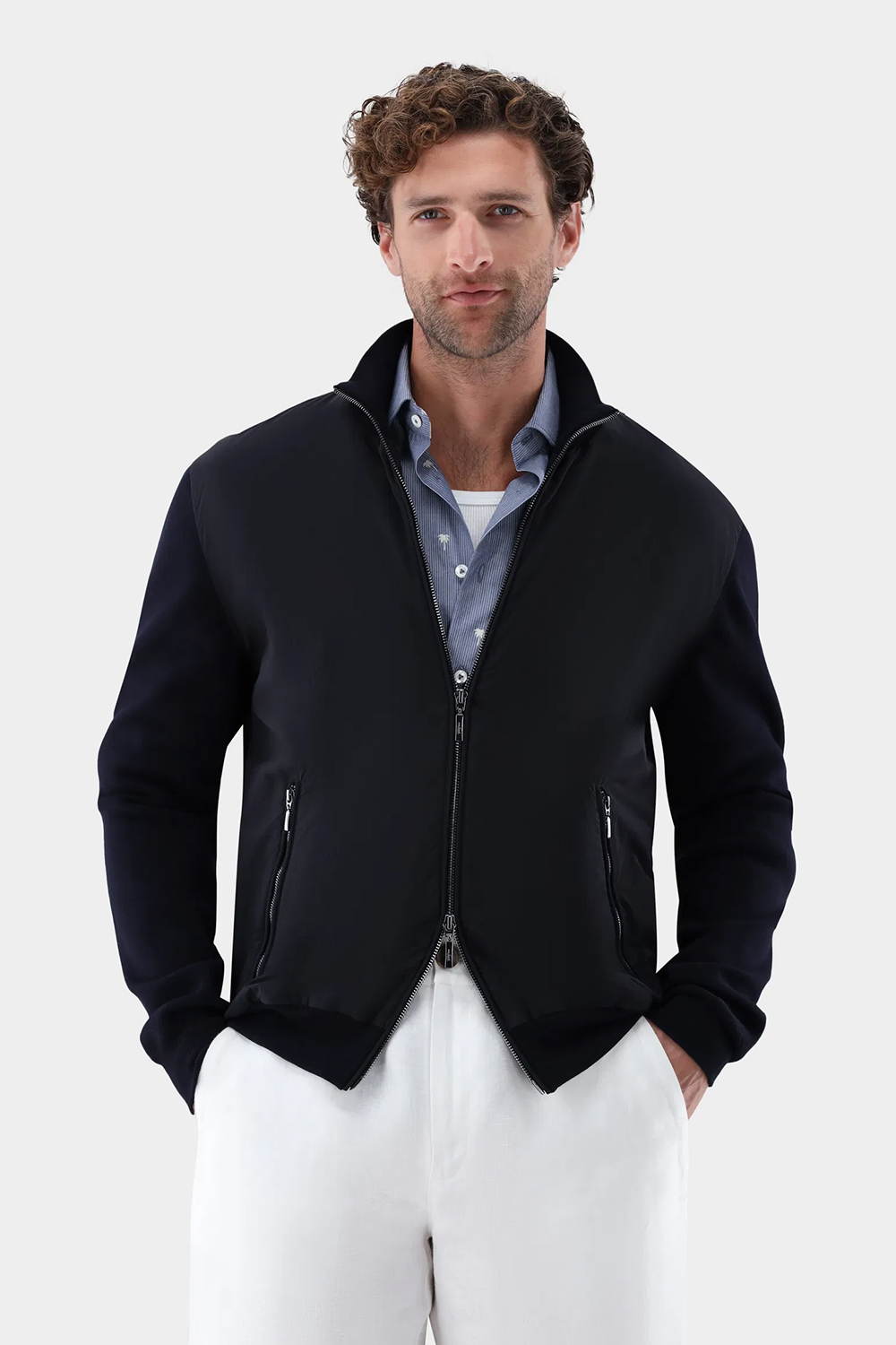 Mantel, Jacke, Blazer, Fleece, Person