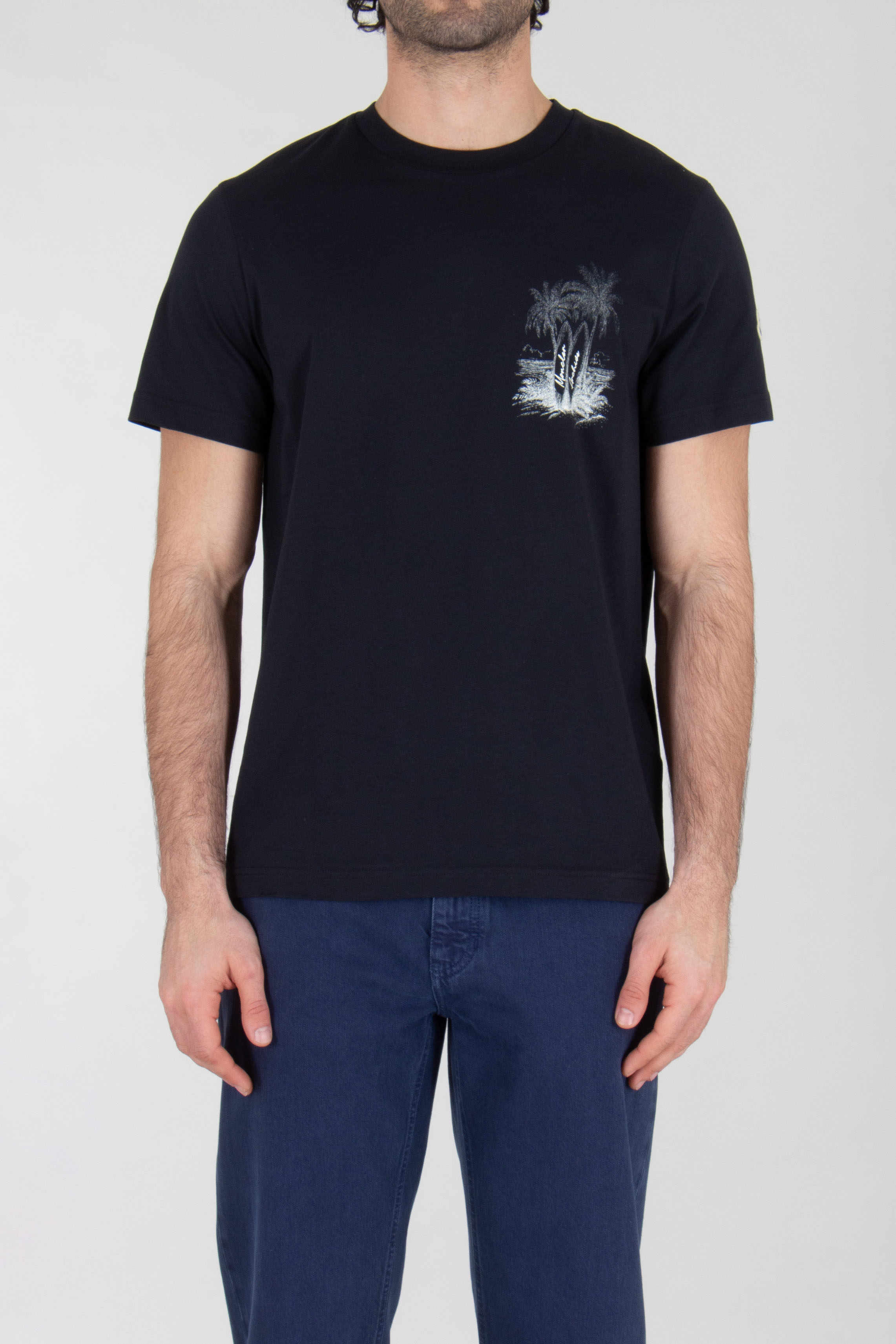 MONCLER Regular Fit Printed T- Shirt