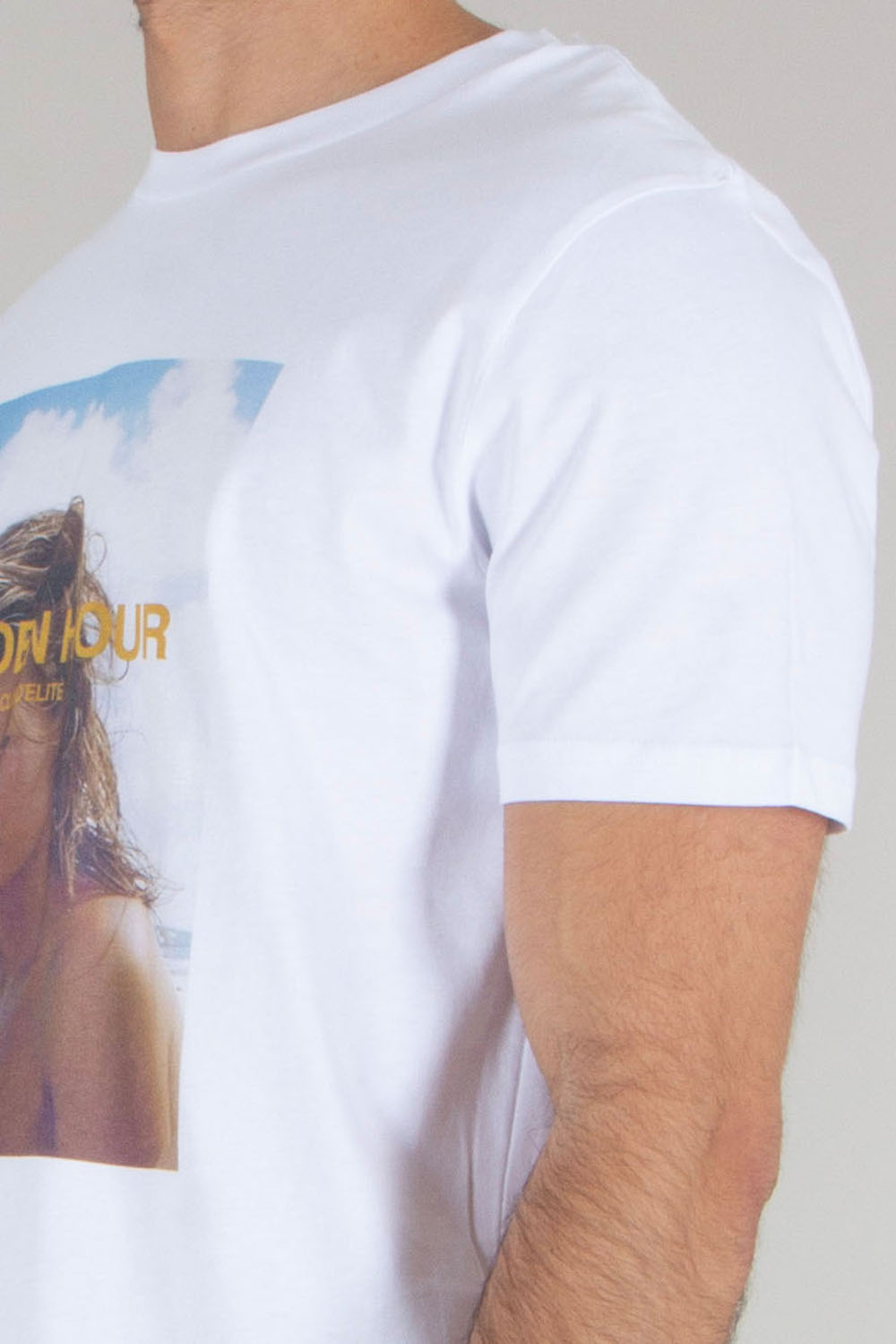 ELITÈ Regular Fit Hour Graphic Print Cotton Jersey T-Shirt