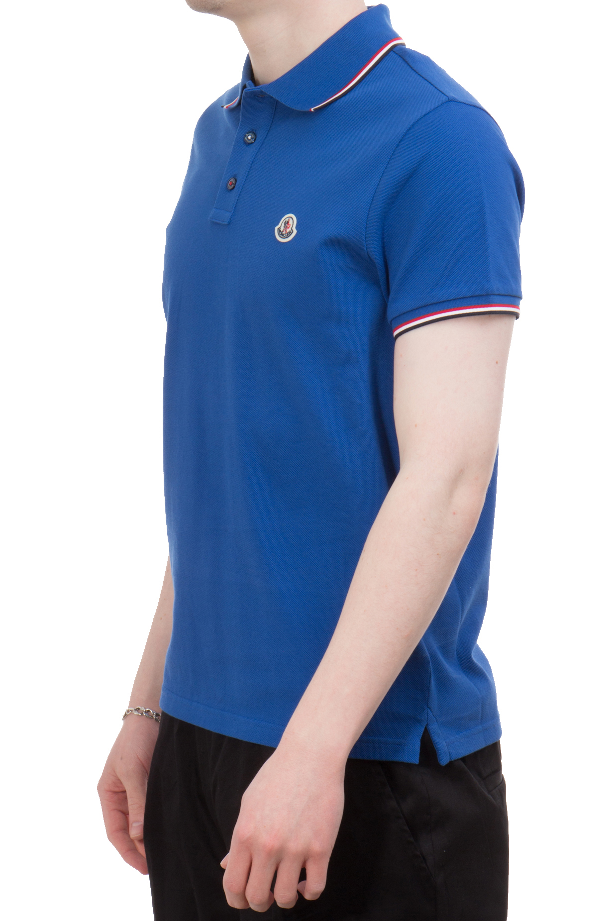 MONCLER Cotton Piqué Polo Shirt