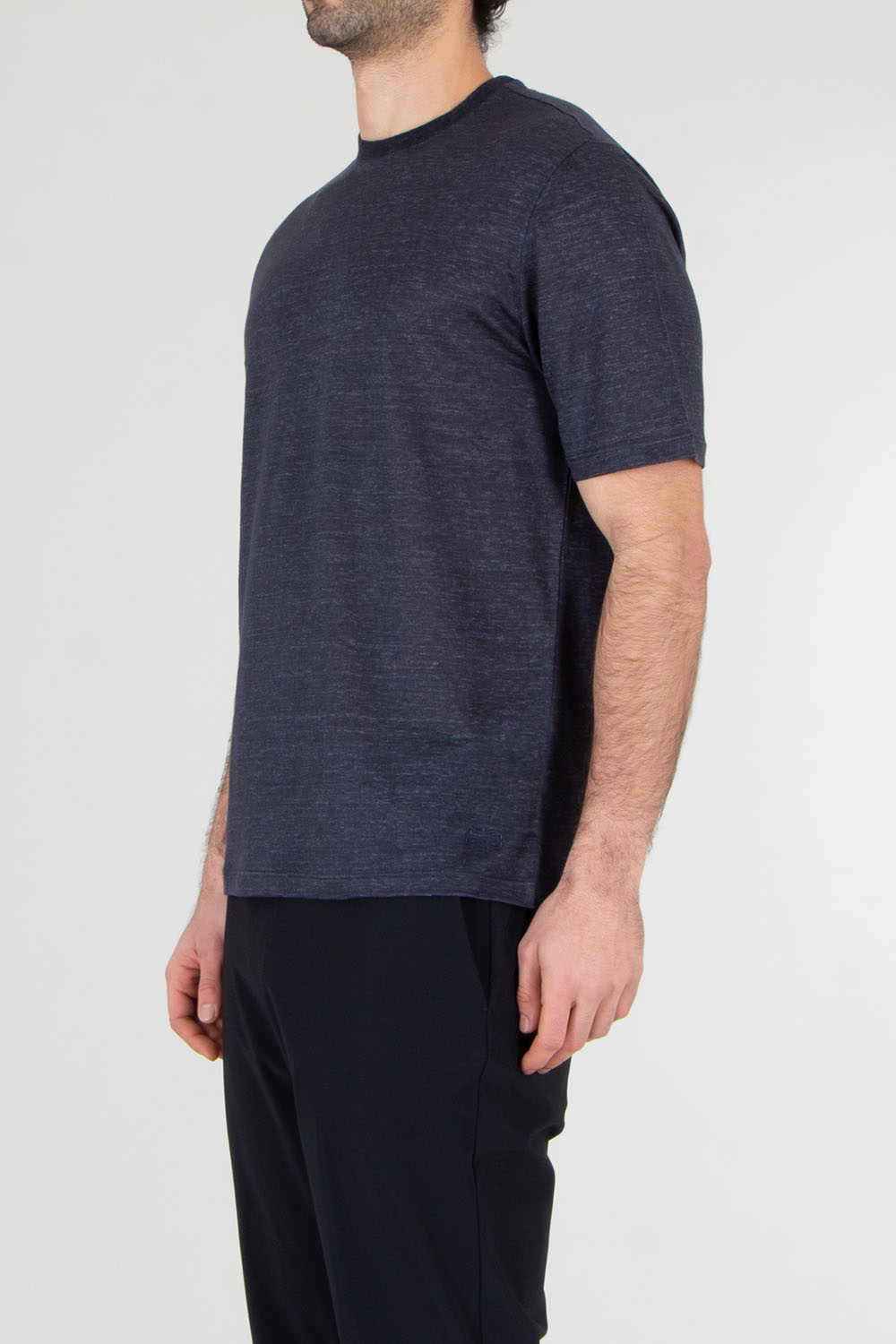 AGNONA Regular Fit Embroidered Linen Jersey T-Shirt