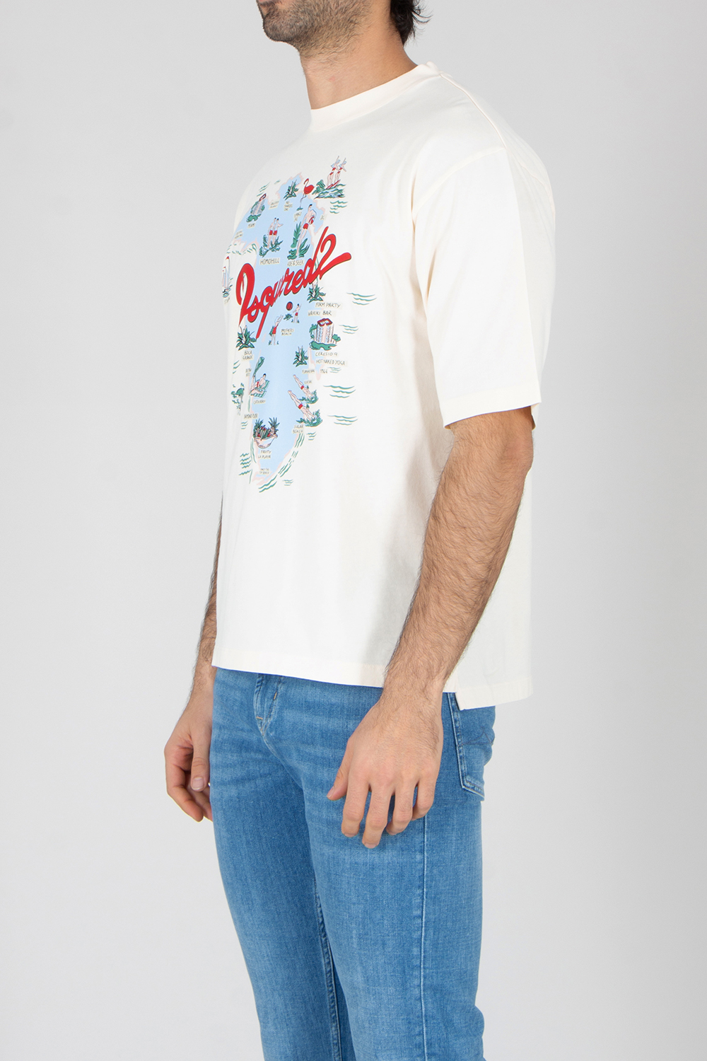 T-shirt, Jeans, Erwachsener, Mann, Person