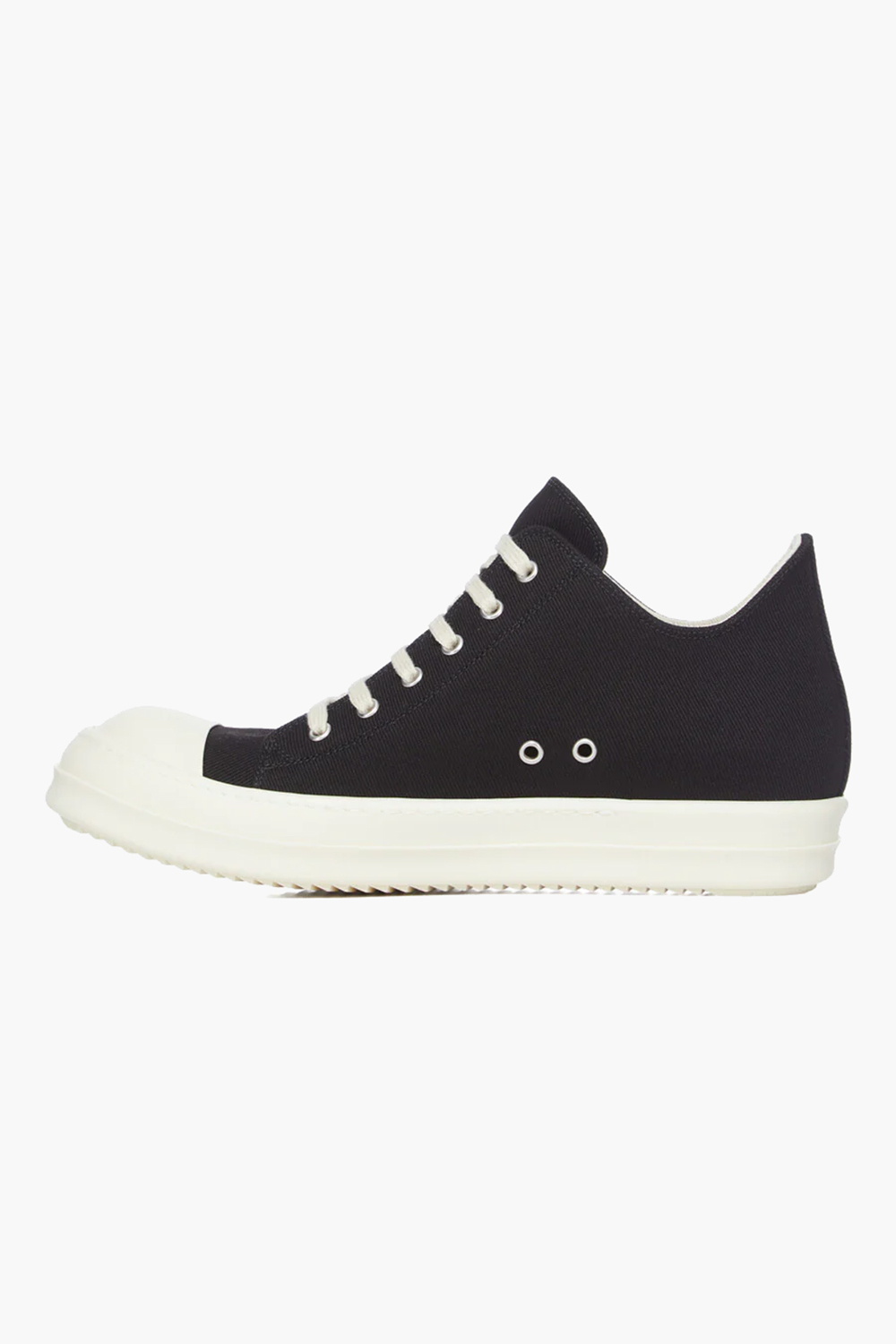 RICK OWENS DRKSHDW Overdyed Denim Low Sneakers