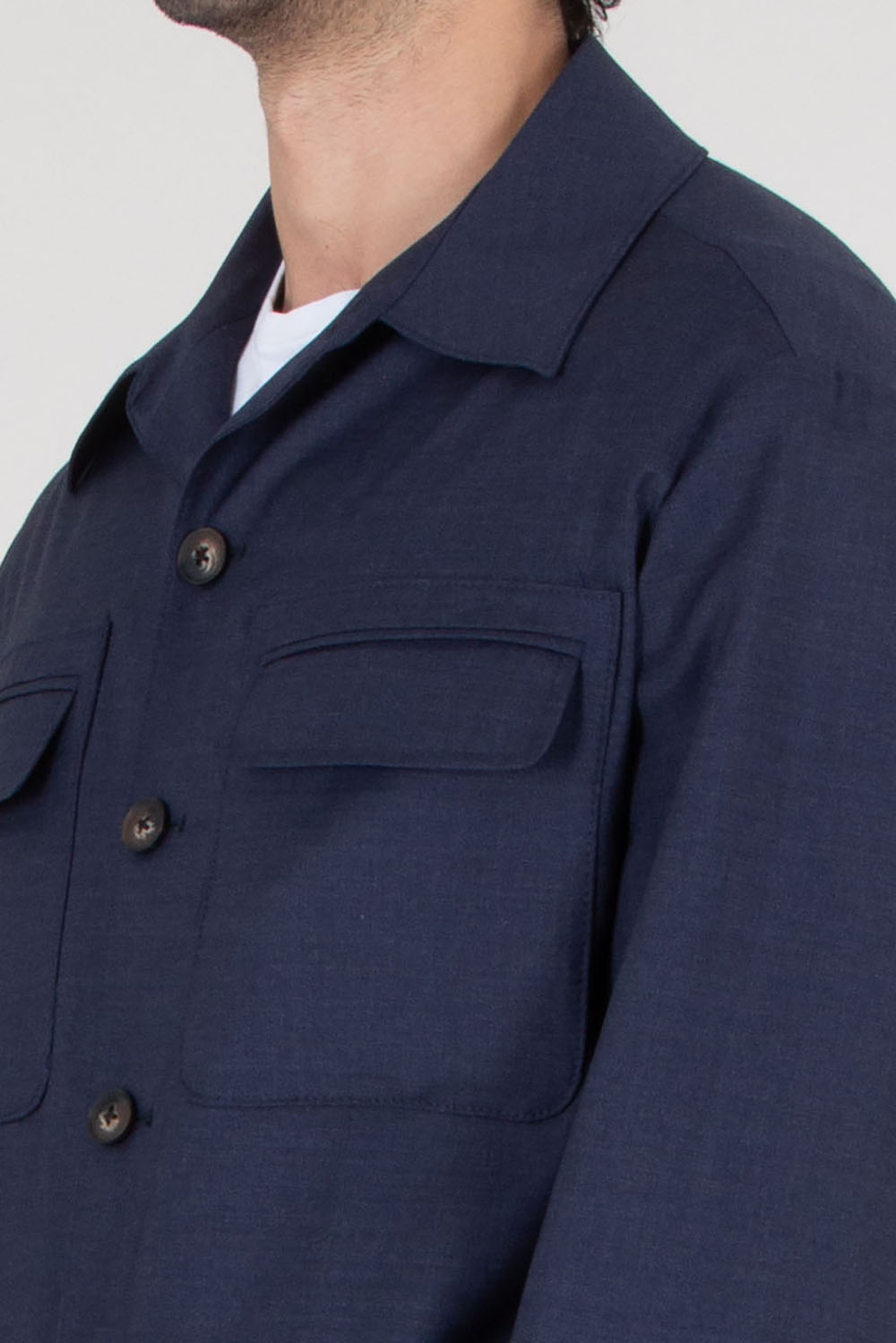  PAL ZILERI Regular Fit Wool Shirtjacket