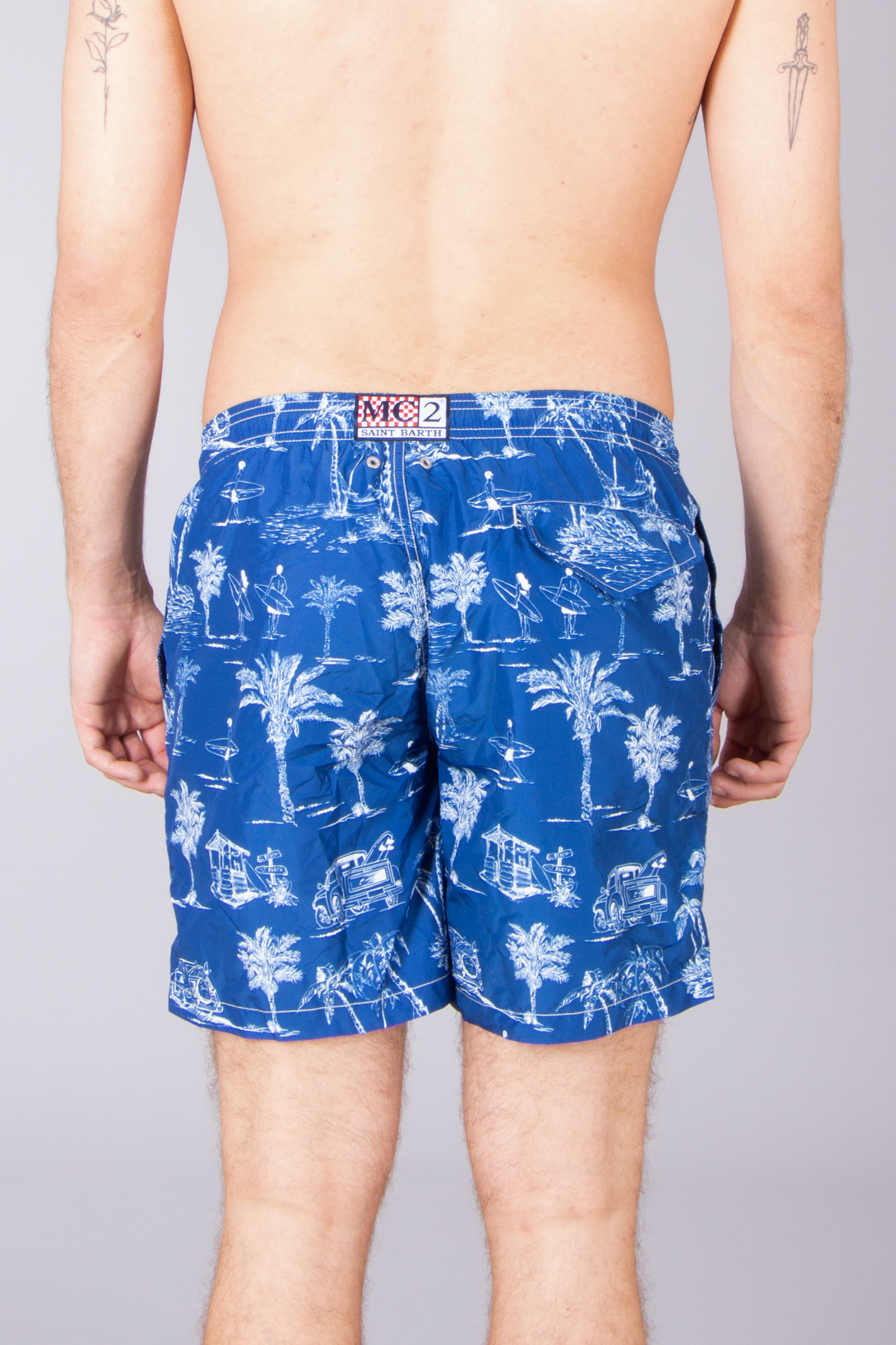Bekleidung, Kurze Hosen, Strandmode, Badehose, Person