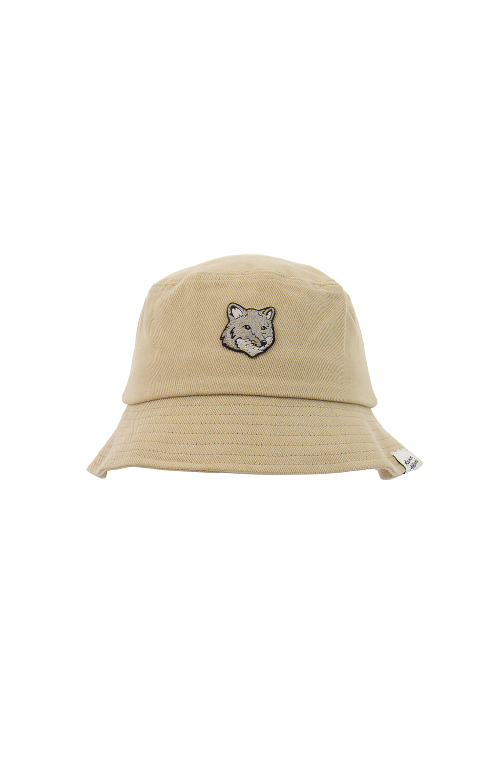 FOX HEAD PATCH BUCKET HAT -INK BLUE(LM06113WW0088) Maison Kitsune -Women-(メゾンキツネ) Maison Kitsuné Fox Head Silicone Patch 6 Panel Cap Maison Kitsune