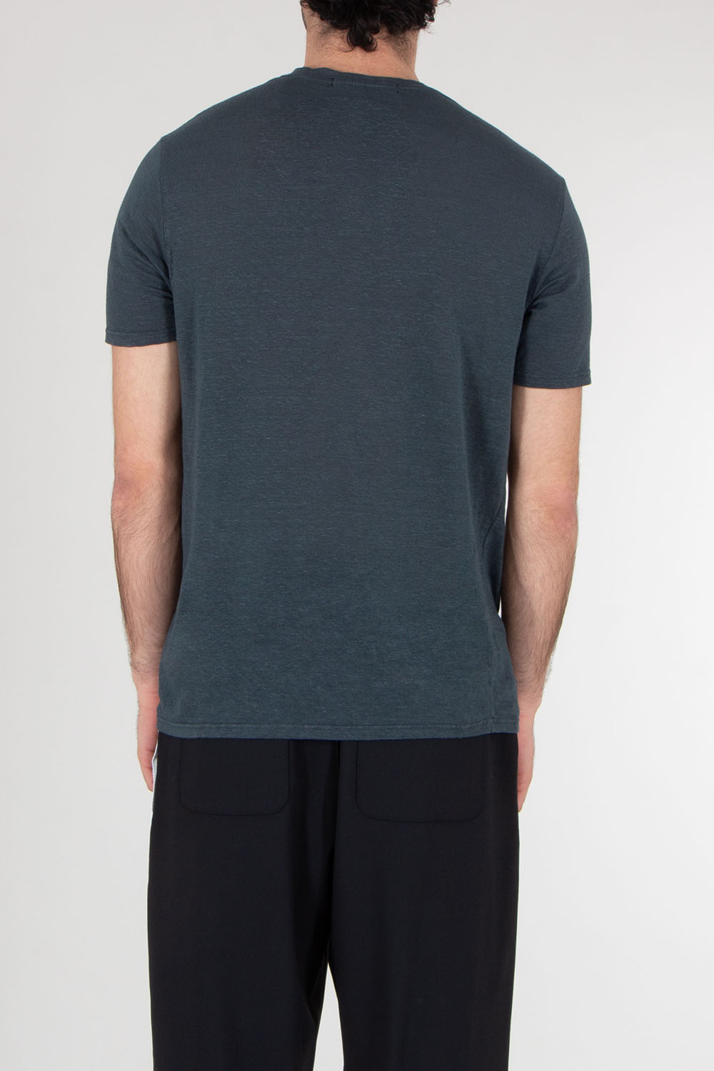 BOWERY NYC Regular Fit Linen Jersey T-Shirt Essential