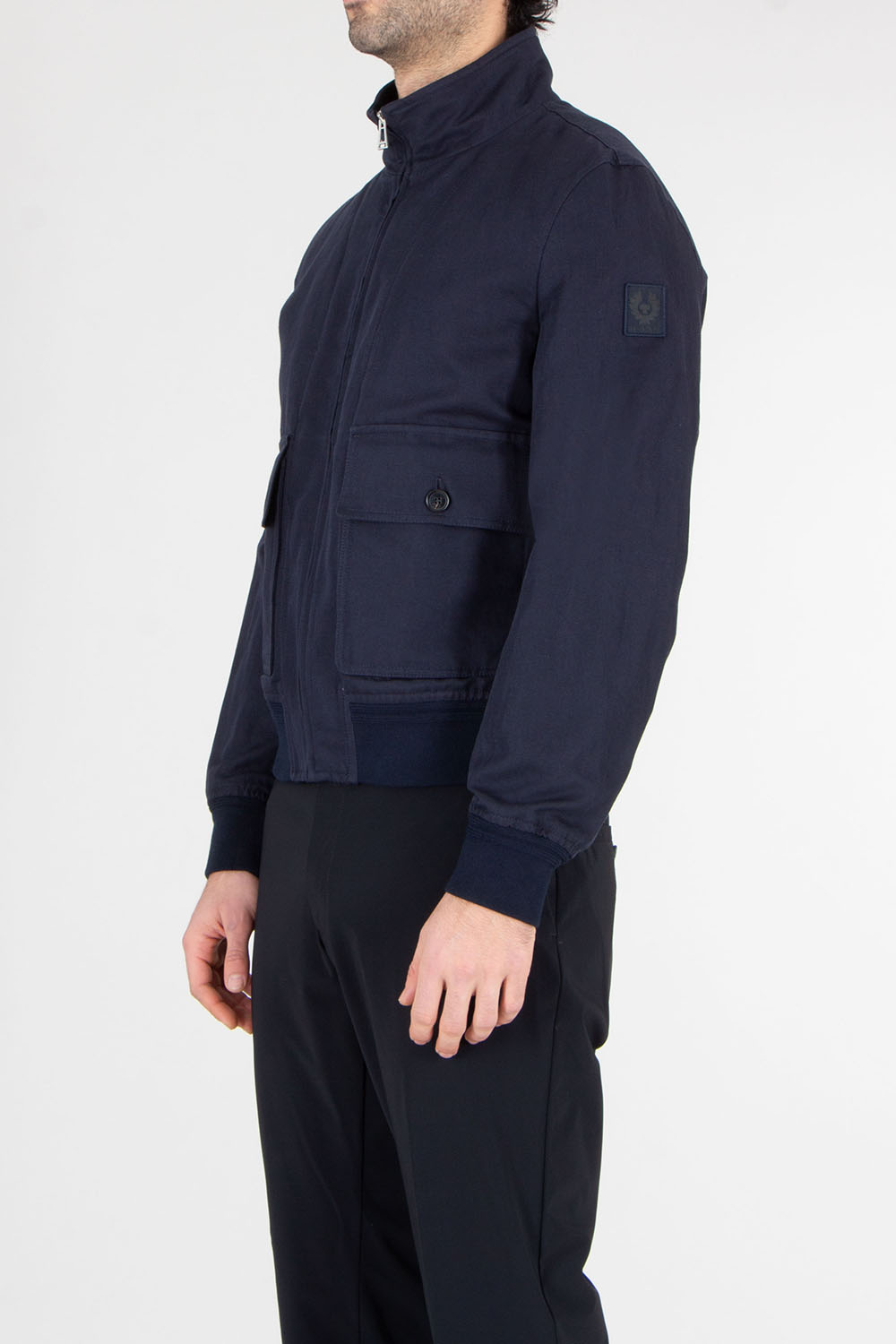 BELSTAFF Regular Fit Linen-Cotton Twill Jacket Helston