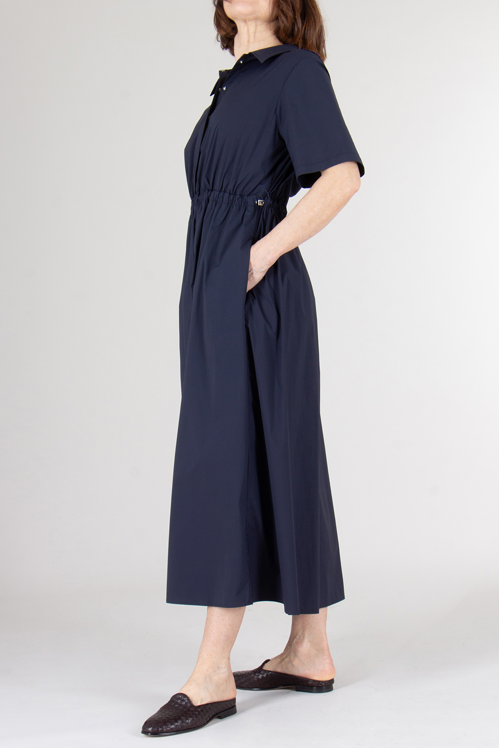 HERNO Light Stretch Nylon Shirt Dress