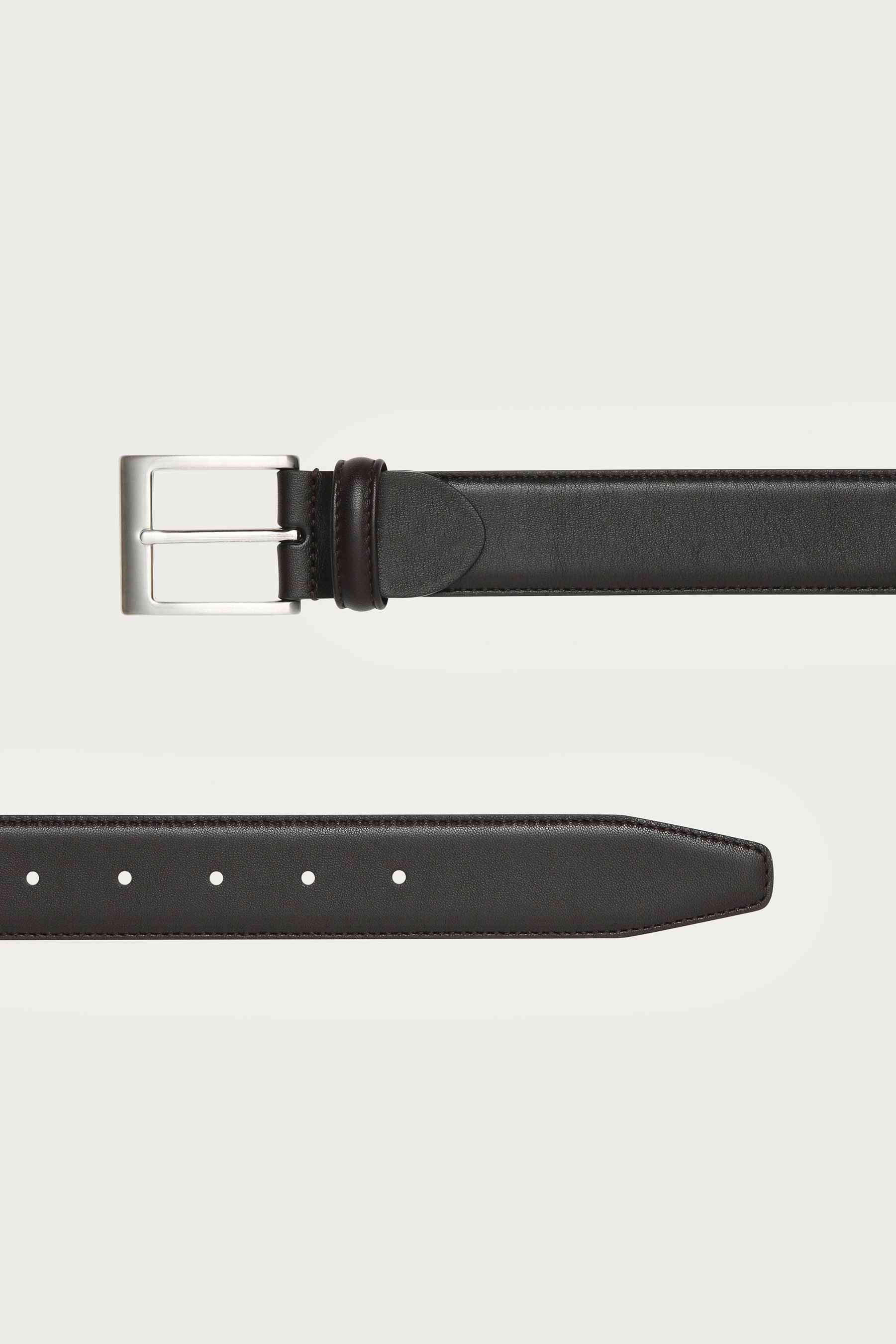 CANALI Leather Belt Zubehör, Riemen, Gürtel
