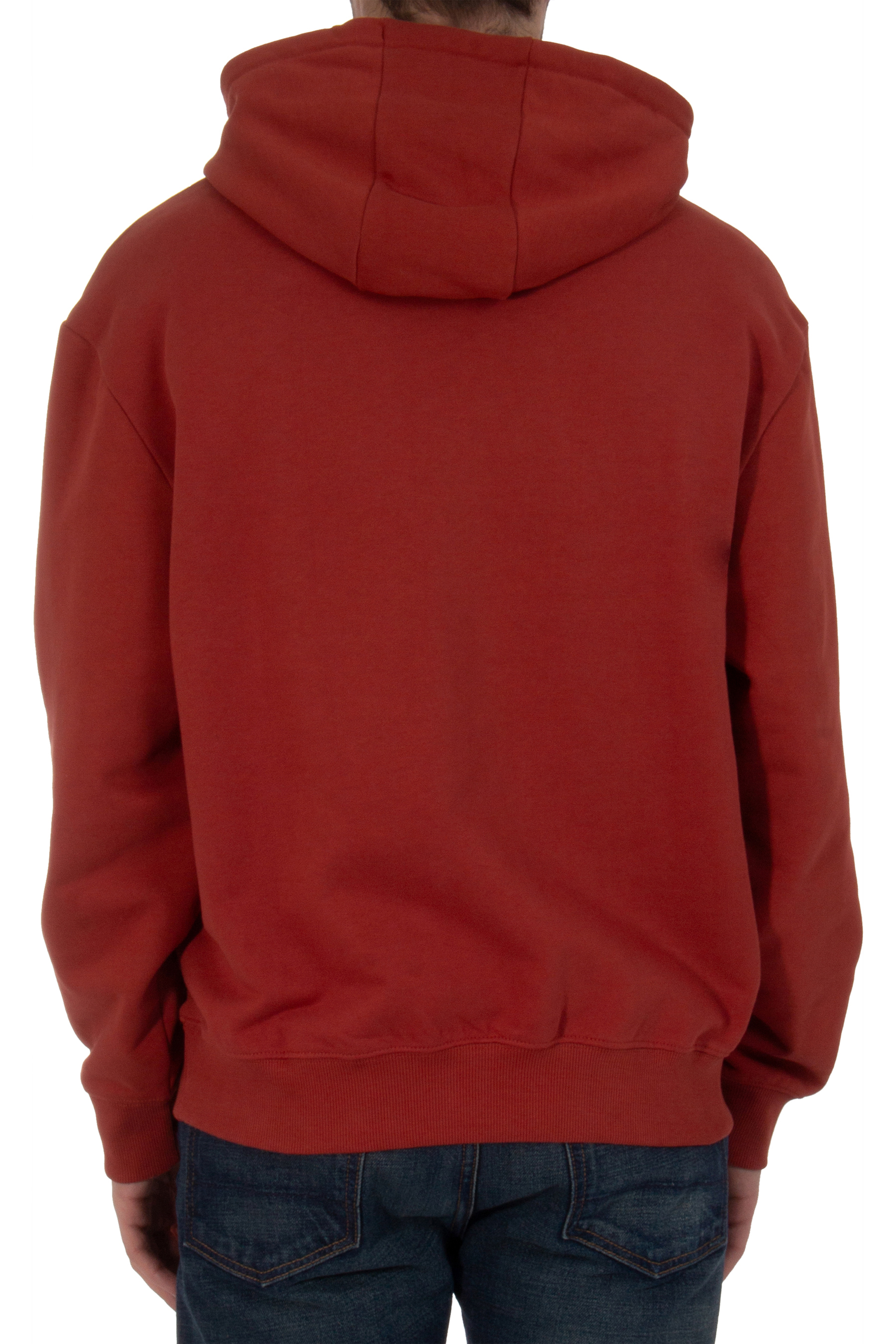 HUGO Relaxed Fit Printed Cotton Terry Hoodie Dapo HUGO Relaxed Fit Printed Cotton Terry Hoodie Dapo