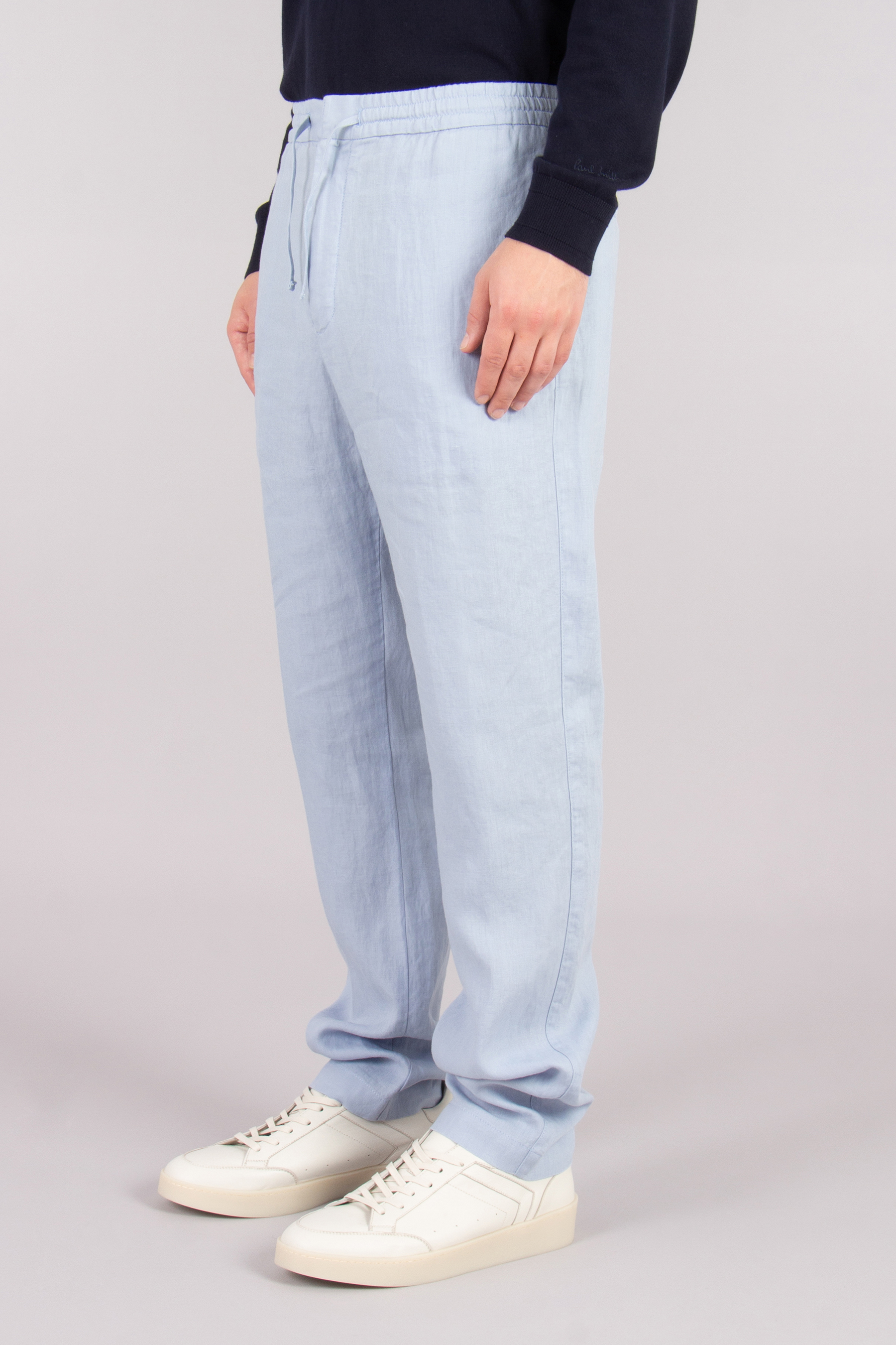 CANALI Regular Fit Linen Pants