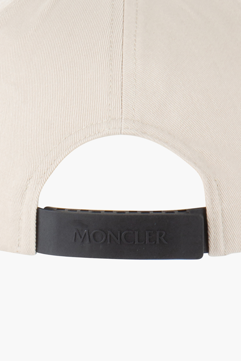 MONCLER Logo Patch Cotton Gabardine Baseball Cap