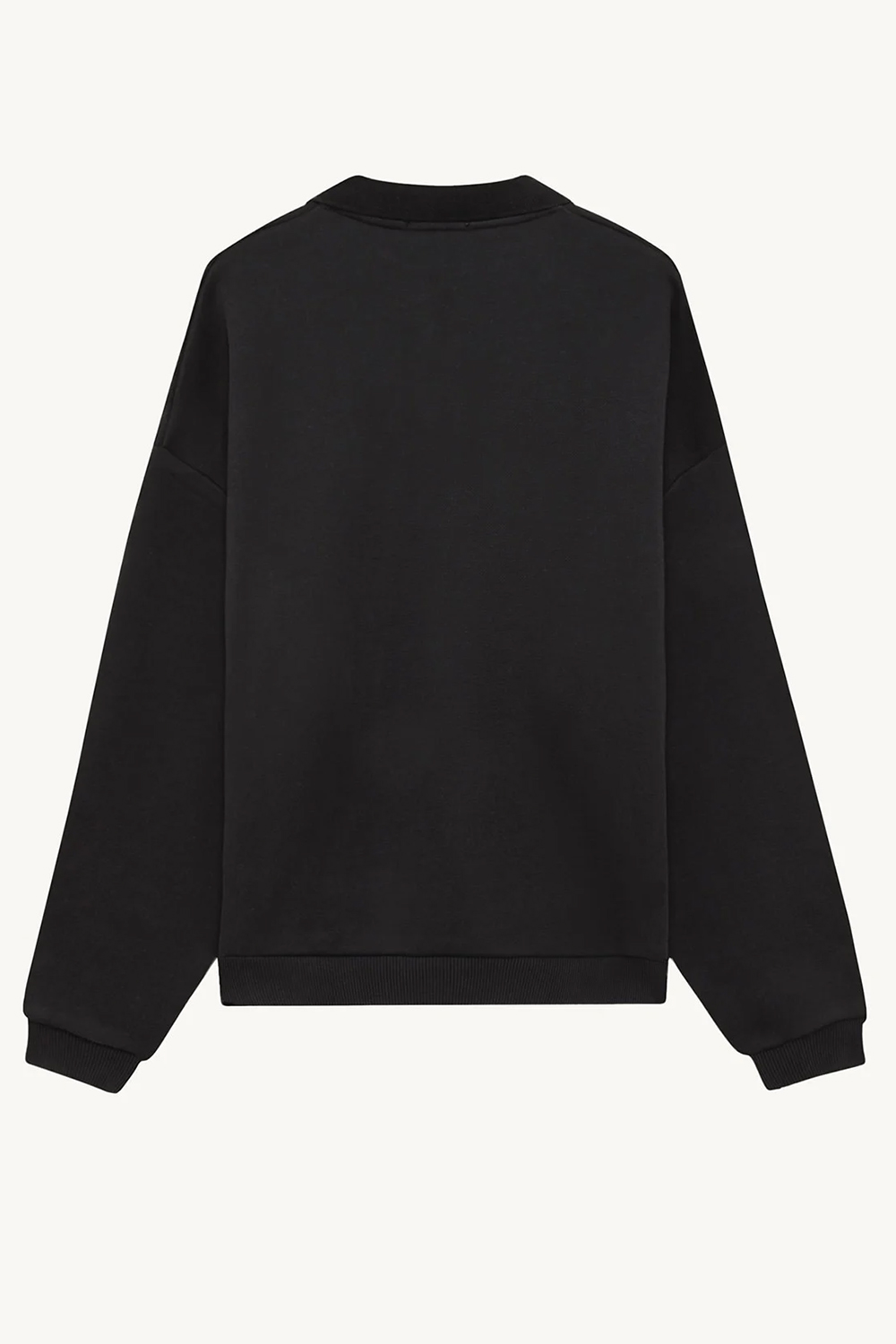 AUTRY Loose Fit Cotton Polo Sweatshirt