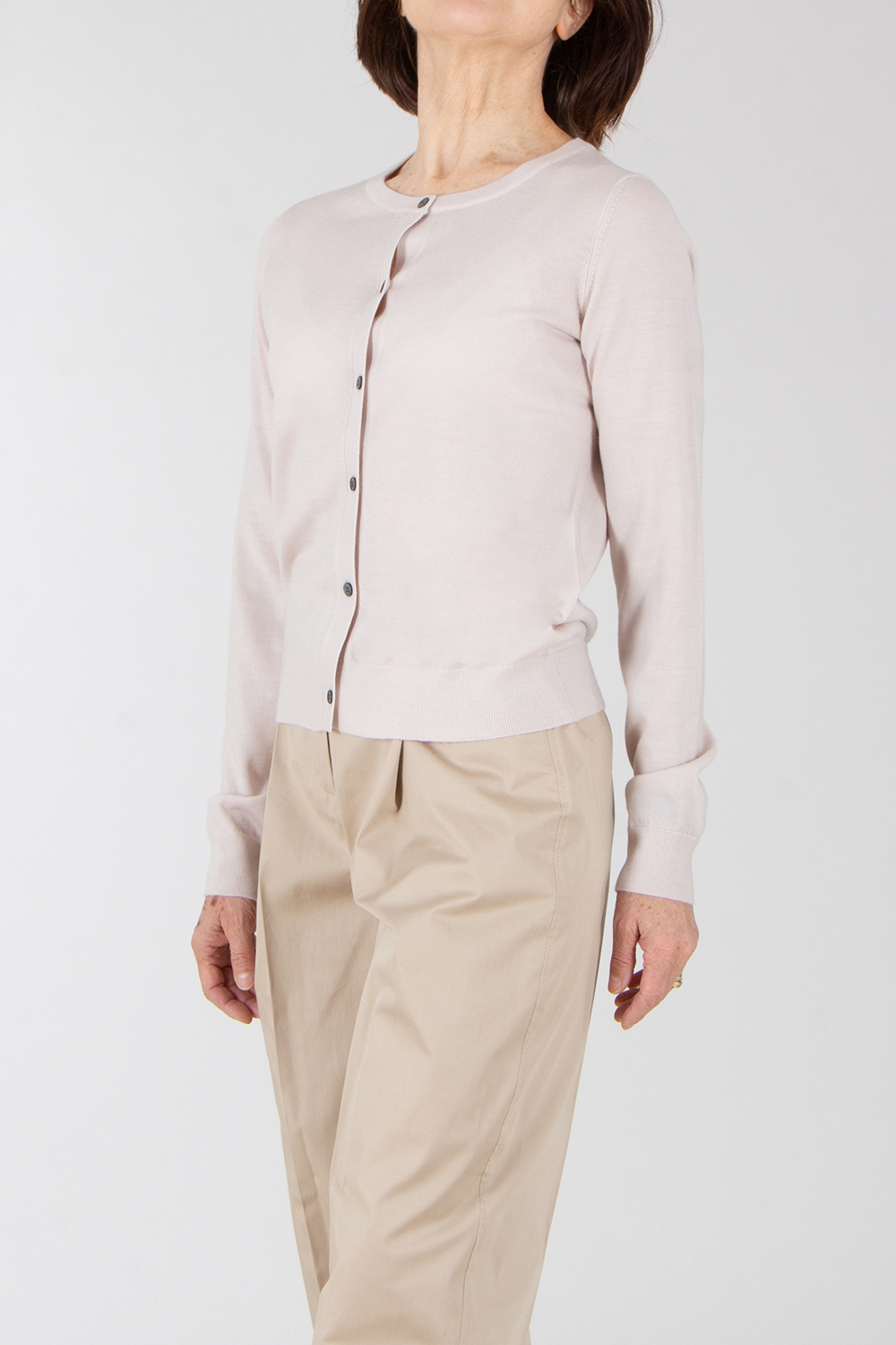 0039 ITALY Regular Fit Wool Cardigan Giulia