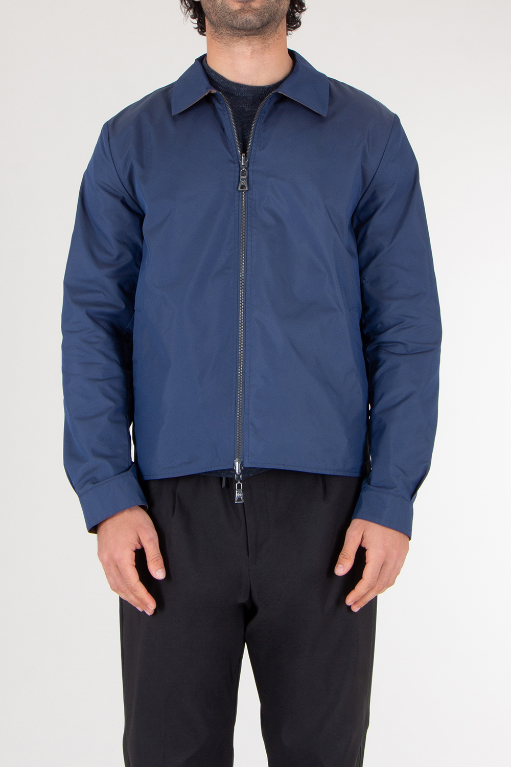 MAXIMILLAN Regular Fit Nylon Reversible Shirt Jacket