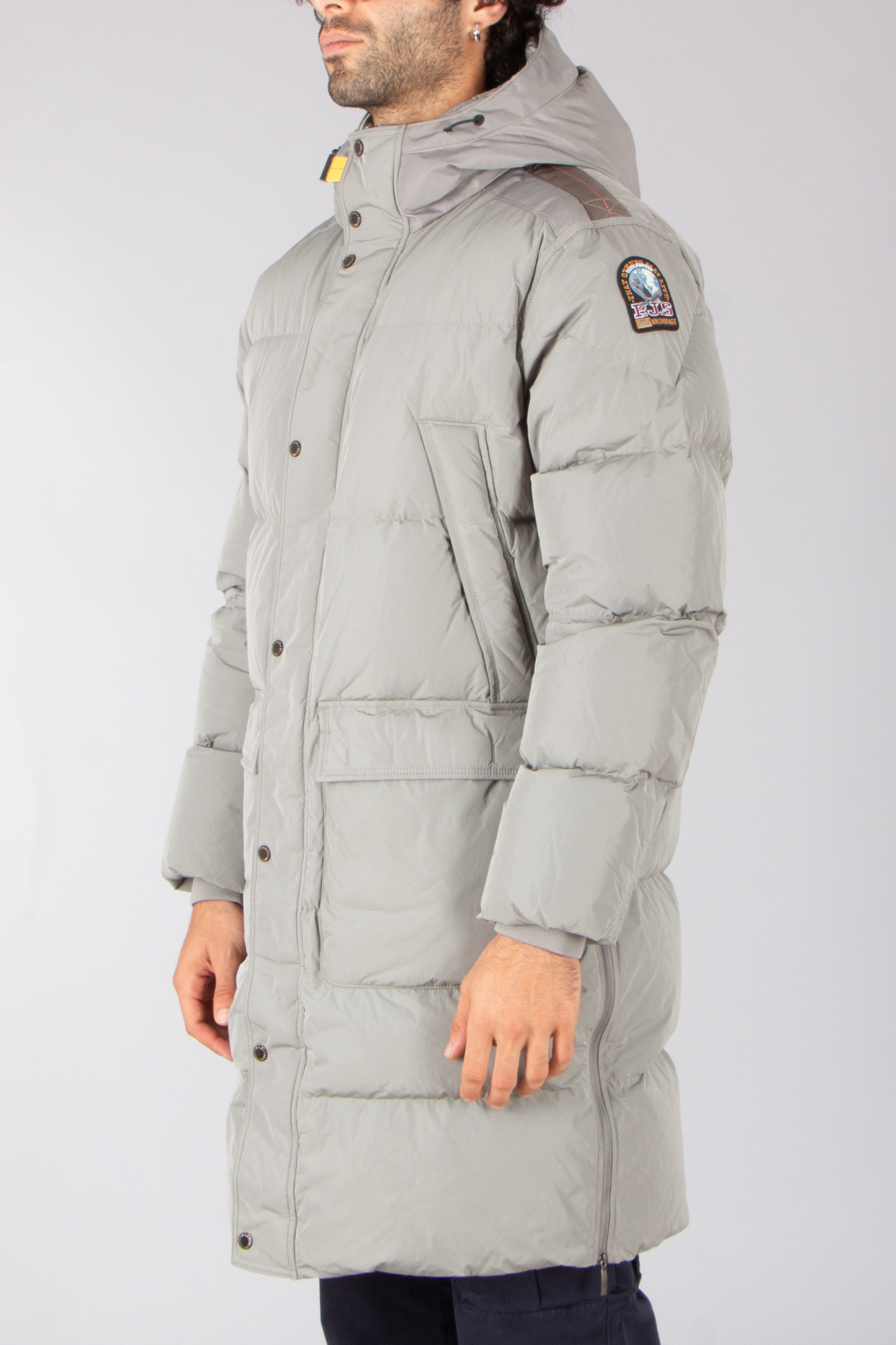 PARAJUMPERS Regular Fit Micro Ripstop Hooded Down Parka Long Bear Bekleidung, Mantel, Jacke