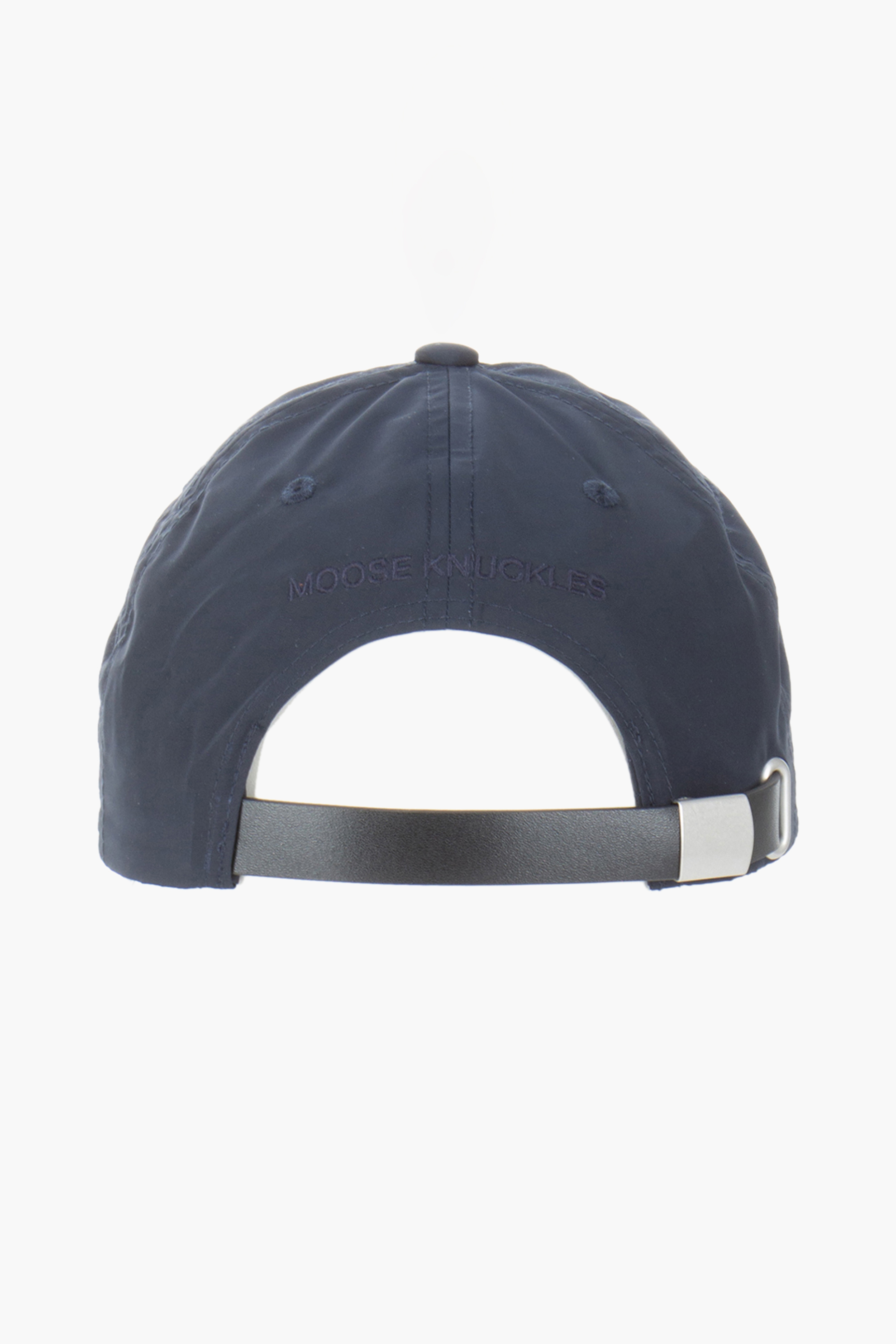 MOOSE KNUCKLES Technical Fabric Crescent Logo Cap Baseball-Kappe, Mütze, Kleidung, Hut, Bademode