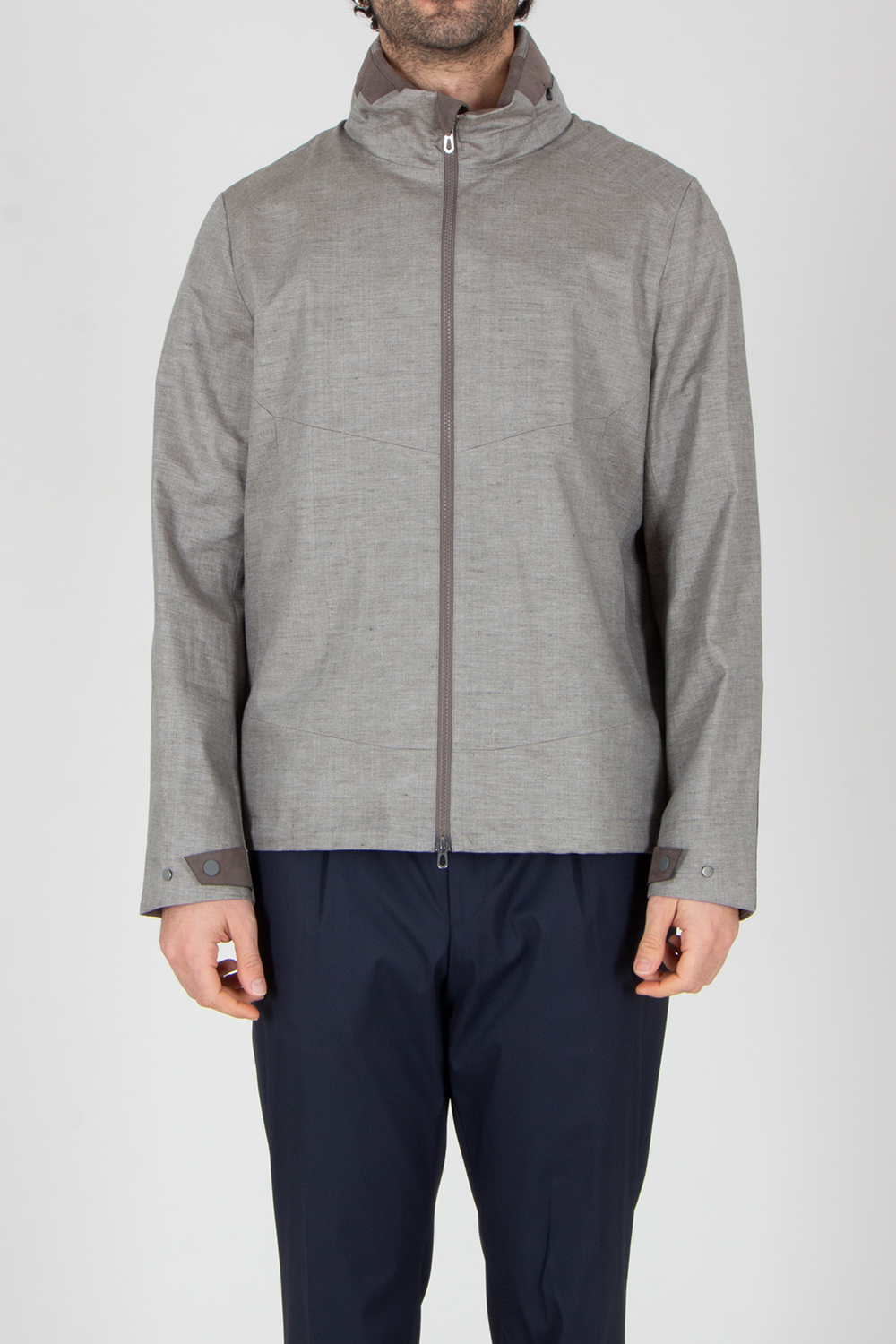 SEASE Regular Fit Coated Linen Cruise Jacket 2.0