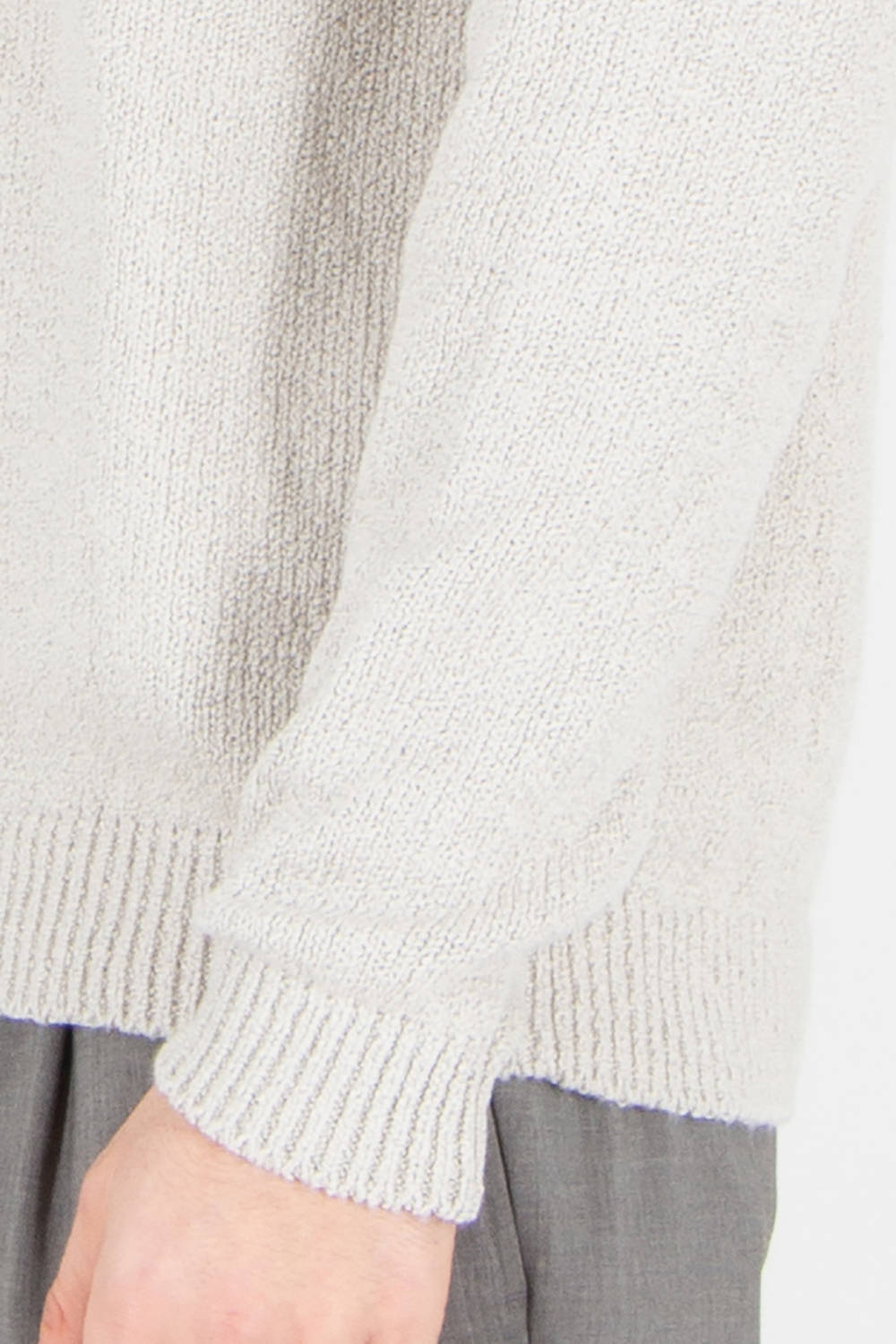 SEASE Regular Fit Cotton Round Neck Pocket Sweater