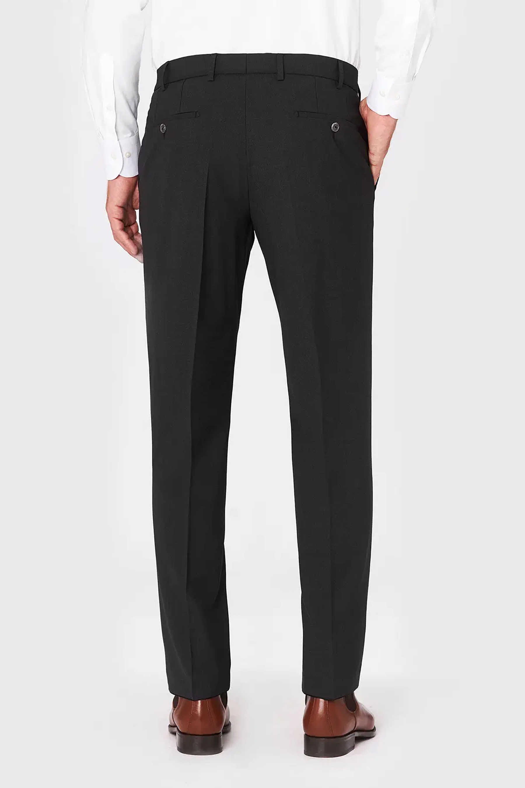 HILTL Regular Fit BiStretch Virgin Wool Pants Piacenza