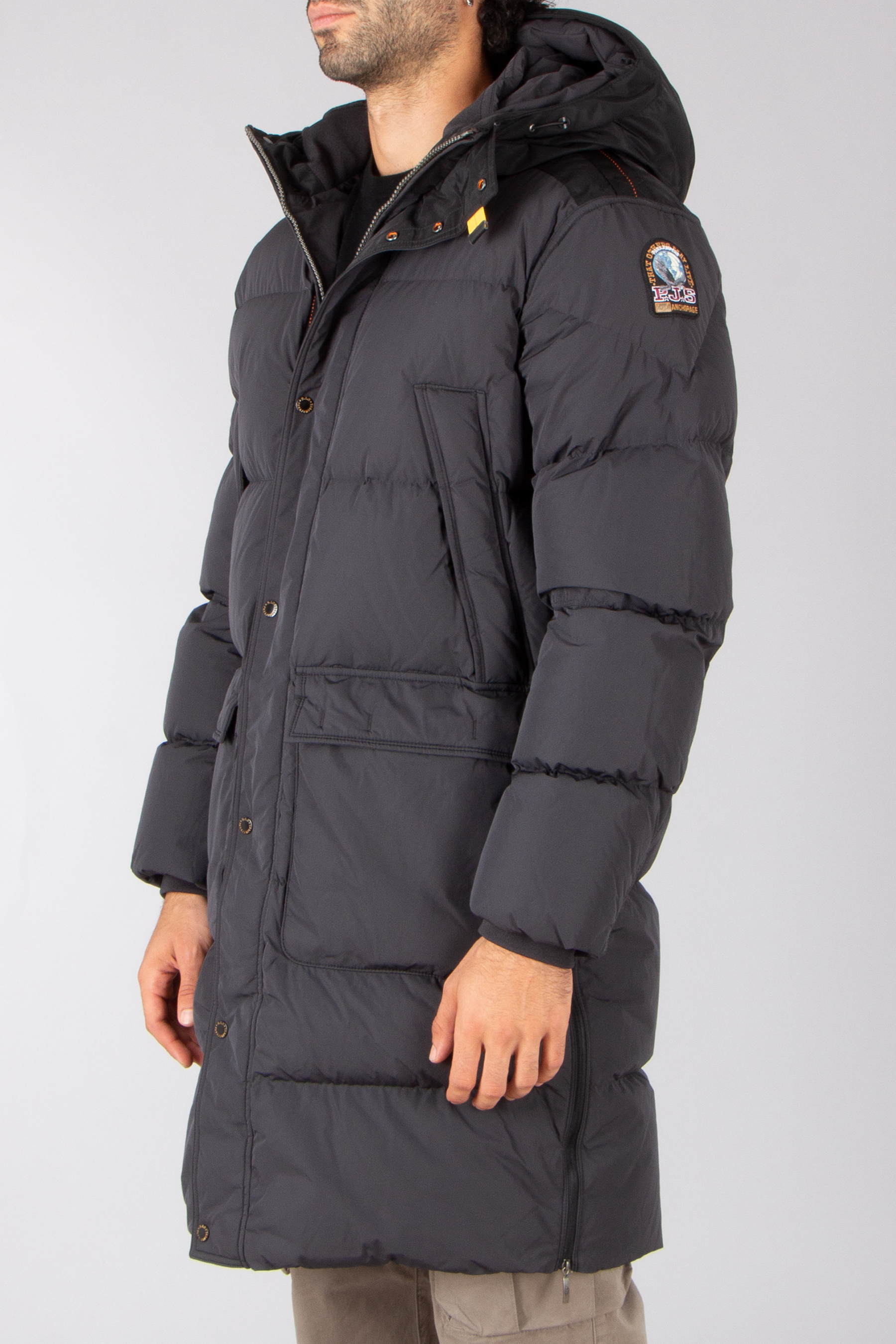 PARAJUMPERS Regular Fit Micro Ripstop Hooded Down Parka Long Bear Bekleidung, Mantel, Jacke