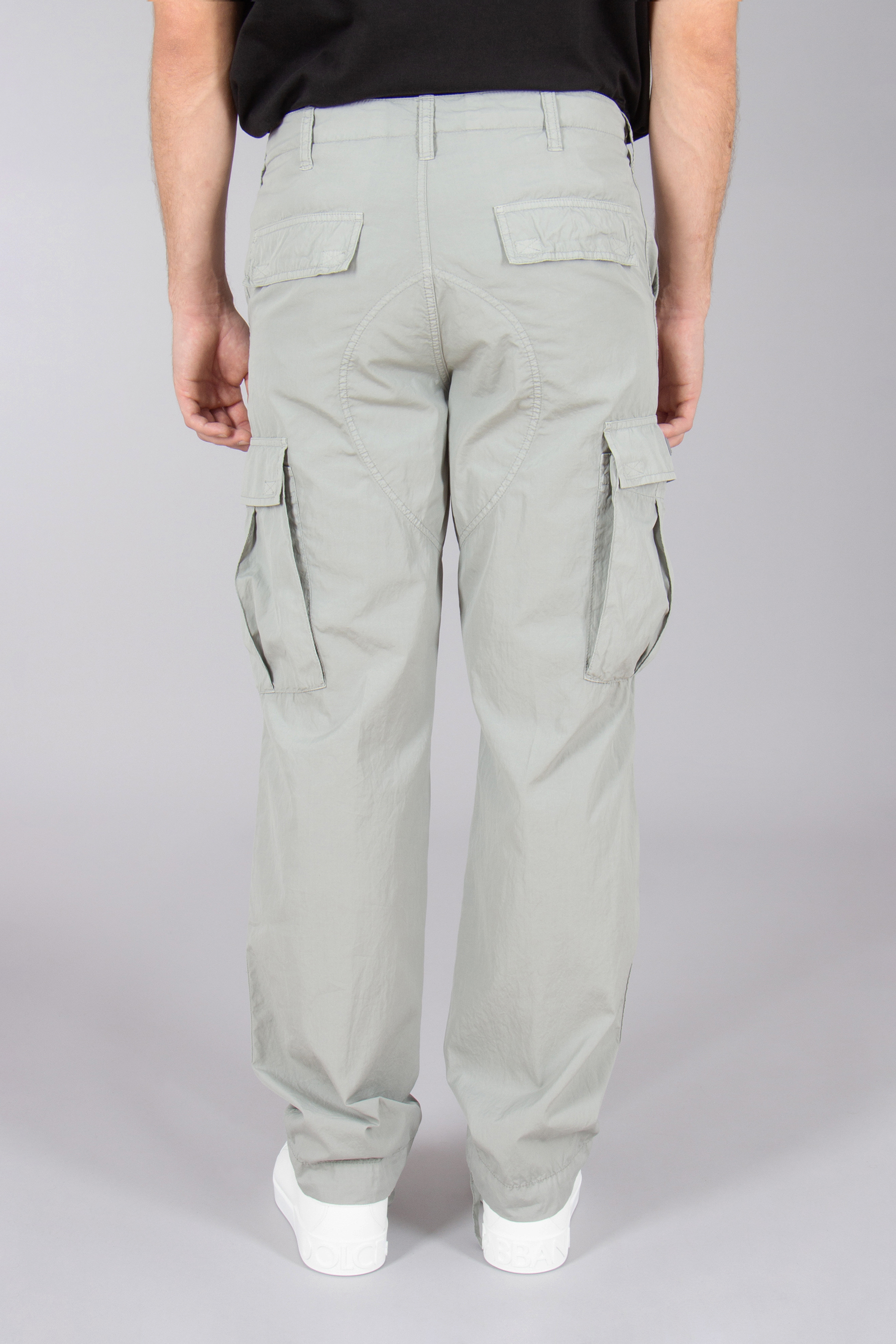DOLCE & GABBANA Regular Fit Cotton Poplin Cargo Pants DOLCE & GABBANA Regular Fit Cotton Poplin Cargo Pants