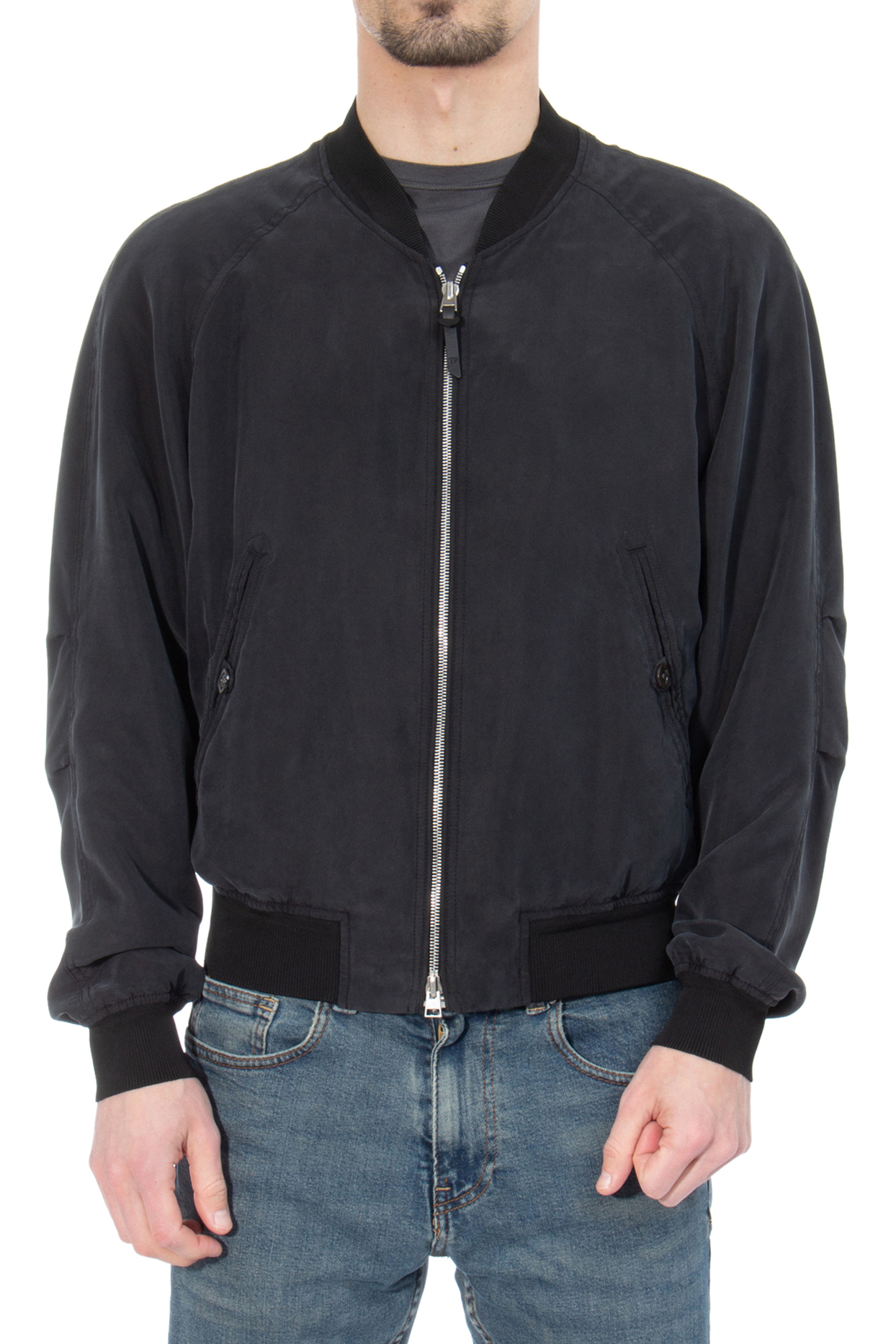 TOM FORD Silk Habotai Raglan Bomber