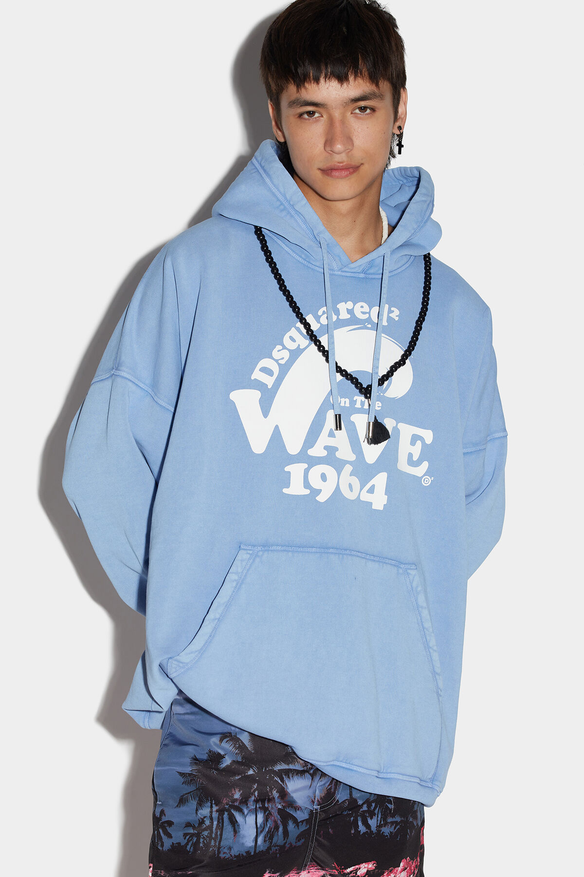 DSQUARED2 On The Wave Cotton Hoodie DSQUARED2 On The Wave Cotton Hoodie