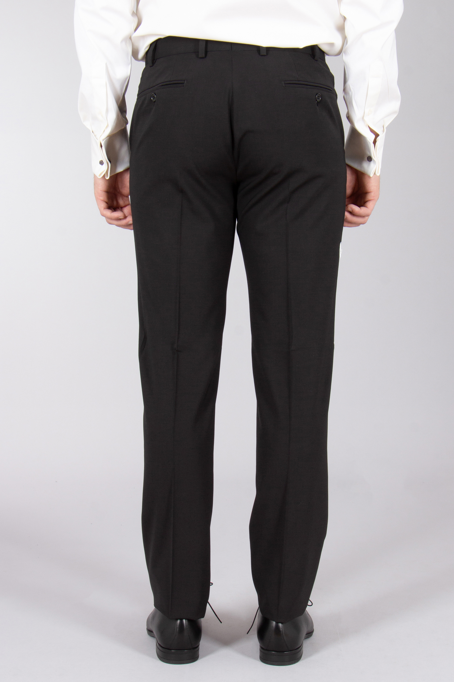 EMPORIO ARMANI Slim Fit Virgin Wool Stretch Suit M Line Bekleidung, Hosen